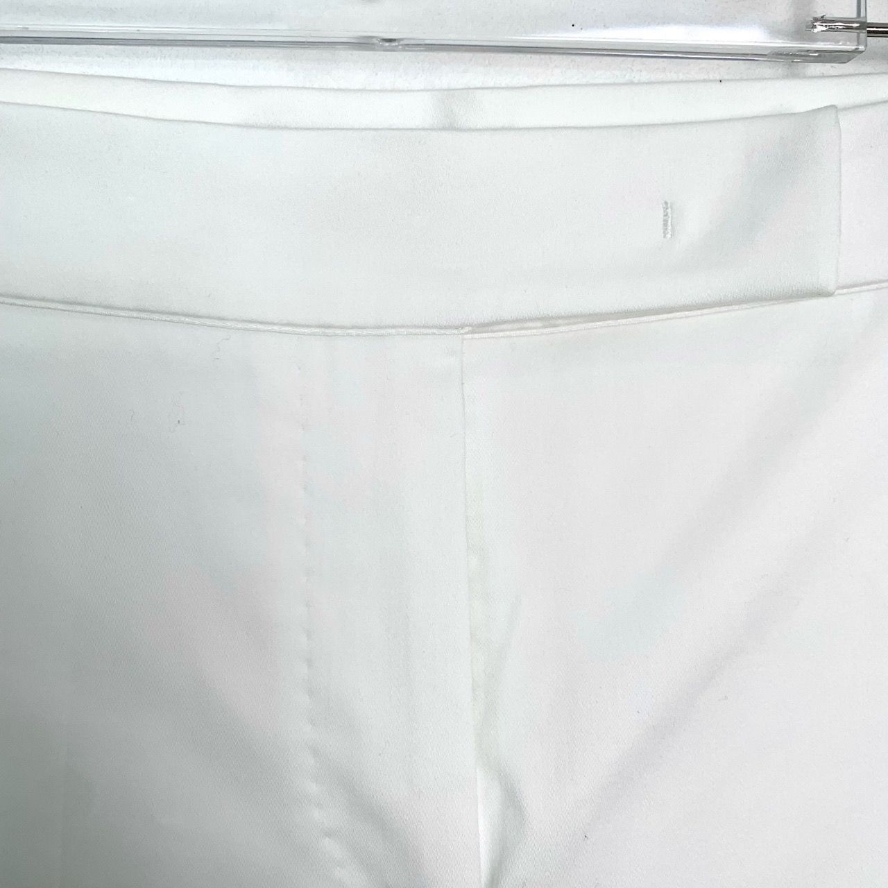 Max Mara [Maxmara] Mid-Rise Straight-Leg Trousers 44 White Size 30" / US 8 / IT 44 - 5 Thumbnail