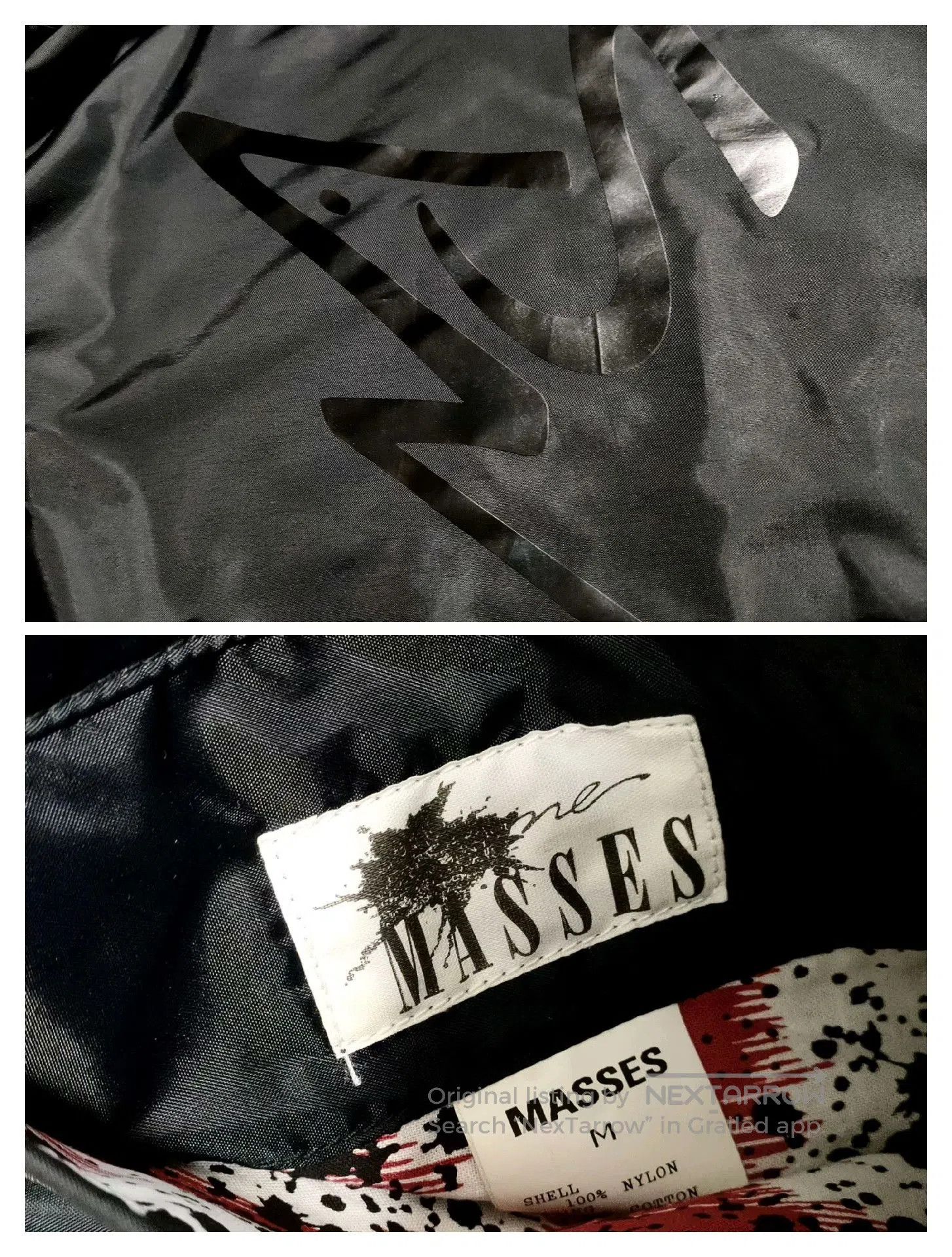 Massive Masses Reversible Coach Jacket. Size US M / EU 48-50 / 2 - 5 Thumbnail