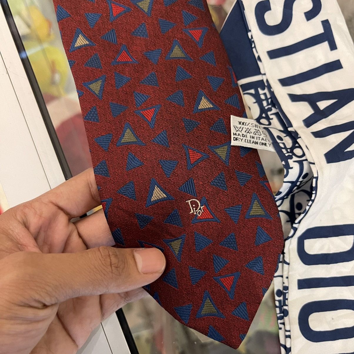 Christian Dior Monsieur Christian Dior Combo Tie Cristian Dior Twilly Free Gucci Size ONE SIZE - 6 Thumbnail