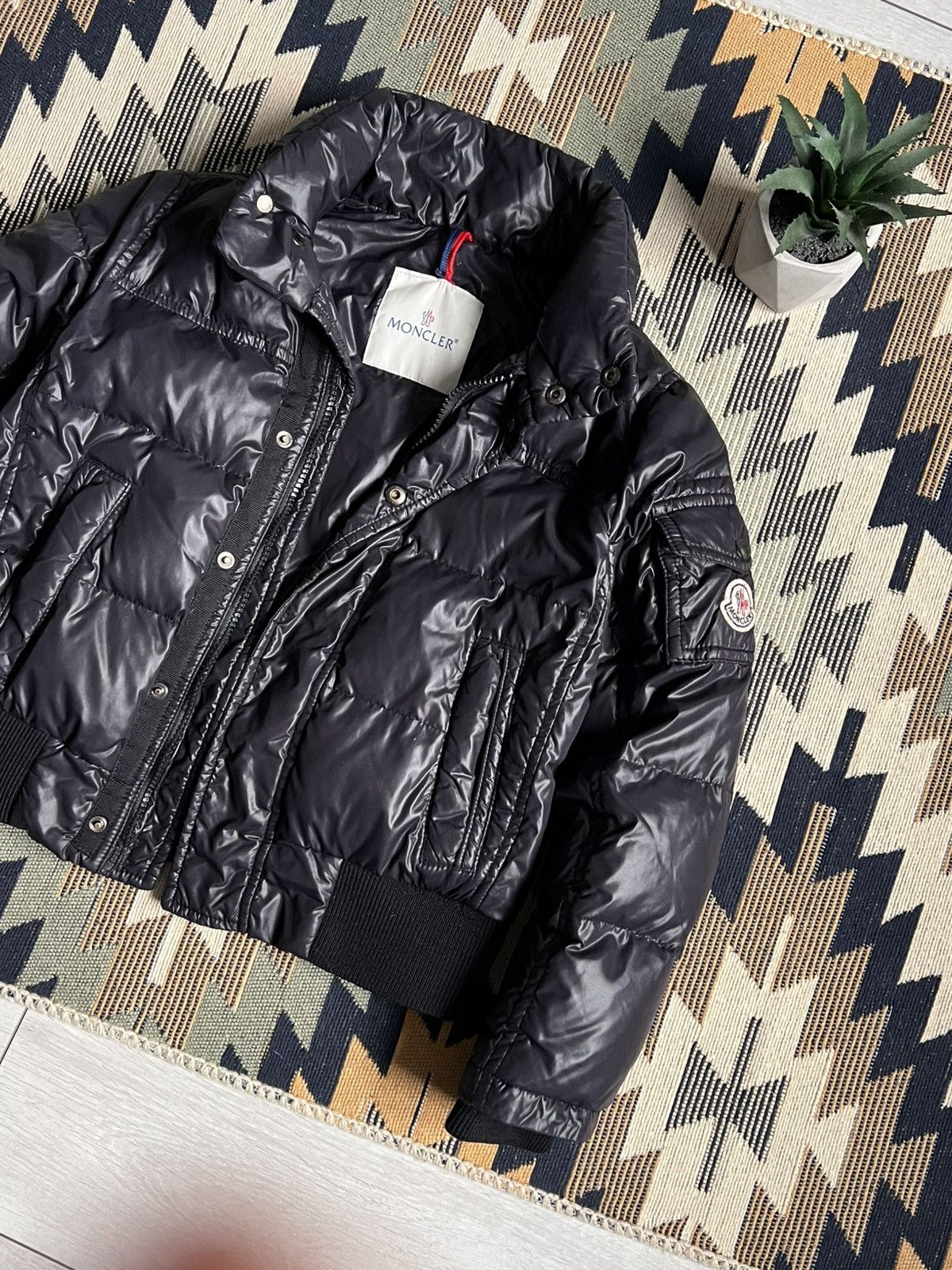 Moncler Moncler Maya Kids 128cm Big Logo Puffer Jacket Size US XXS / EU 40 - 4 Thumbnail