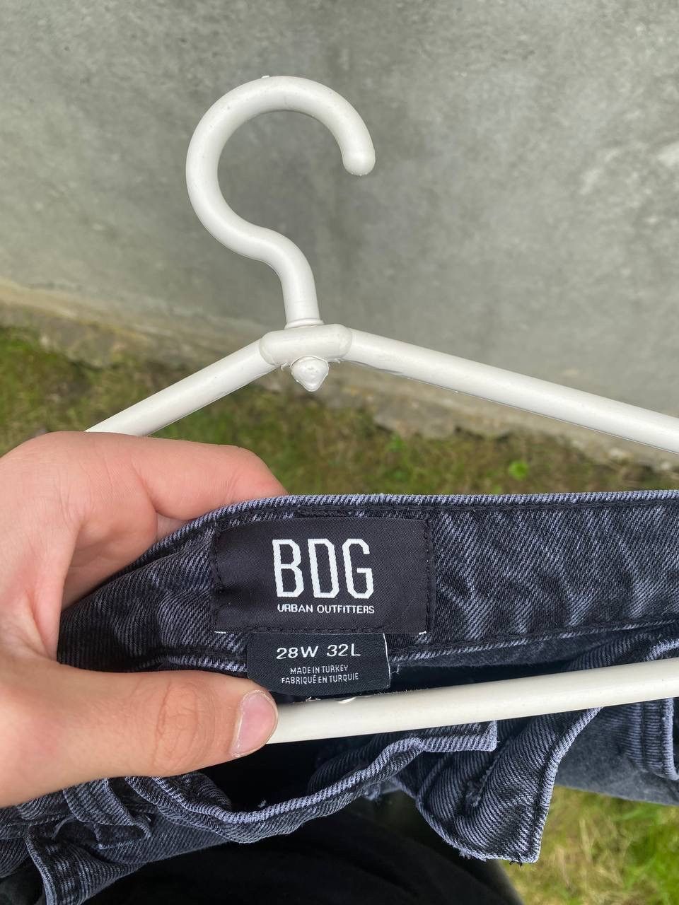 Bdg Vintage Bdg Double Knee Baggy Washed Black Denim Work Pants Size US 32 / EU 48 - 6 Thumbnail