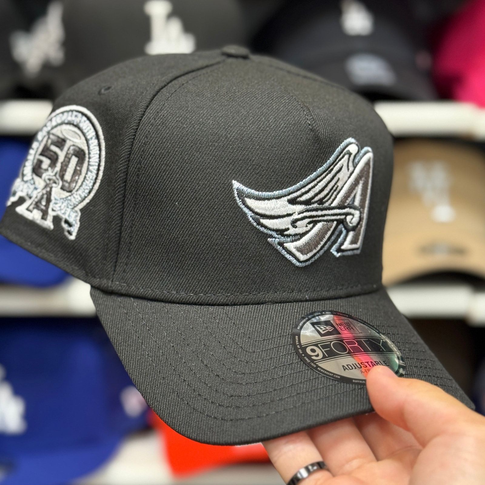 New Era Dandy Hats LA Crystals snapback black rhinestone no