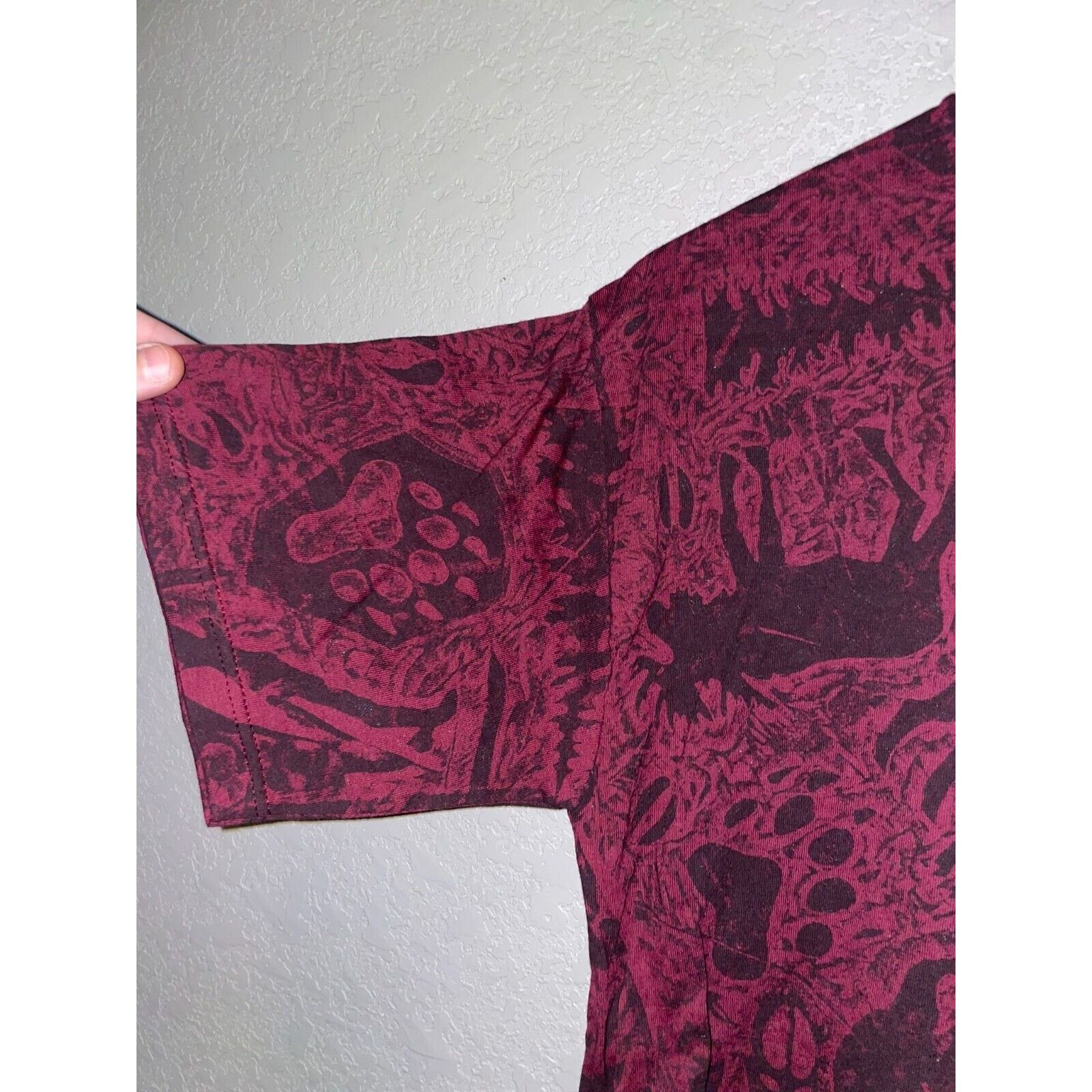 Jerzees Vintage Idaho Shirt AOP All Over Print Animal Tee VTG 90s M Size US M / EU 48-50 / 2 - 5 Thumbnail