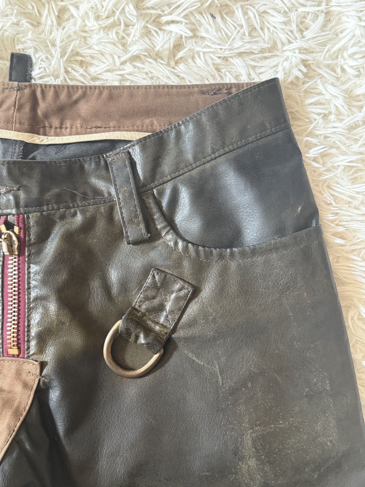 Dsquared2 Dsquard2 03aw Leather Pants Size US 30 / EU 46 - 6 Thumbnail