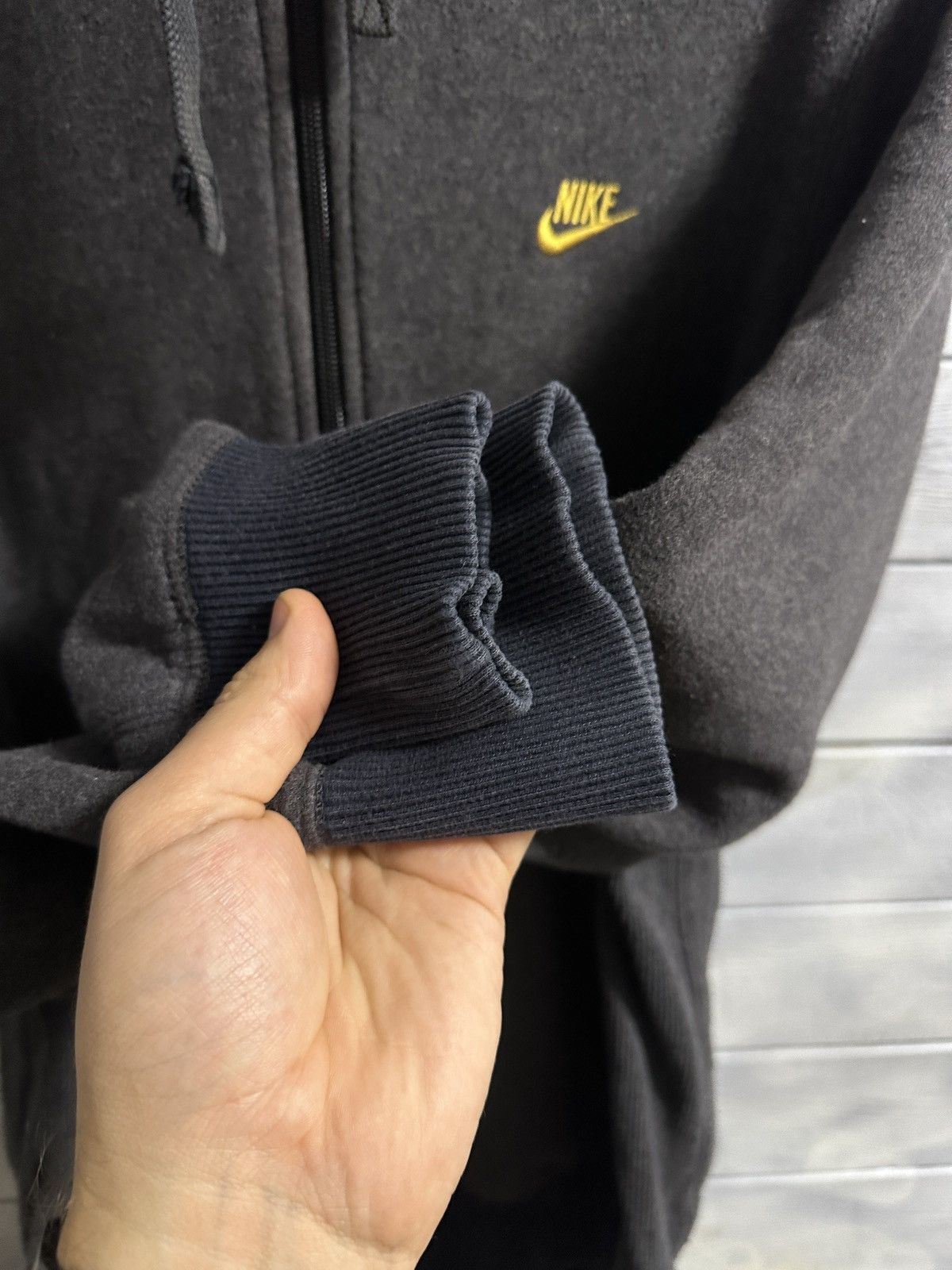Vintage Rare Vintage Hoodie Nike Small Logo Swoosh Drill Y2K Size US M / EU 48-50 / 2 - 4 Thumbnail