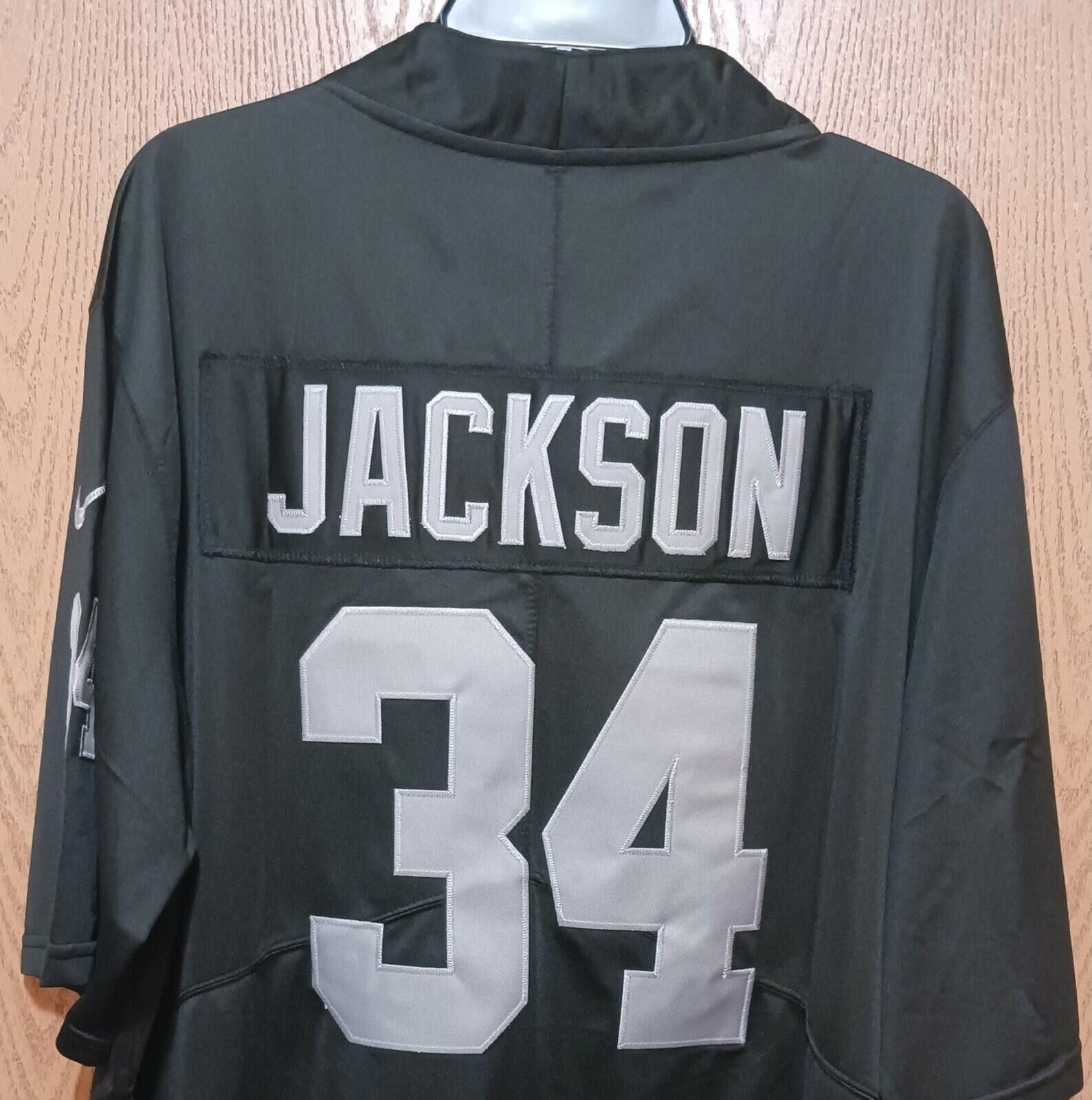 Nike Bo Jackson (Nike)-(Raiders)-(Jersey)-(New Cond.)-(XL)-$110 Size ONE SIZE - 7 Thumbnail