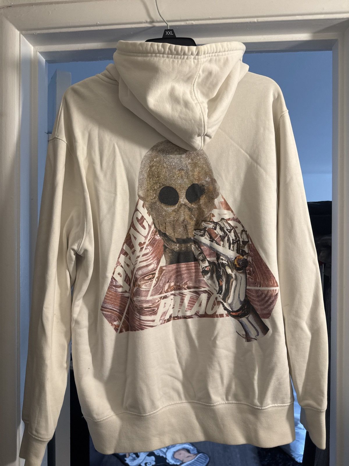 2XL PALACE NEIGHBORHOOD SKULL ZIP HOOD