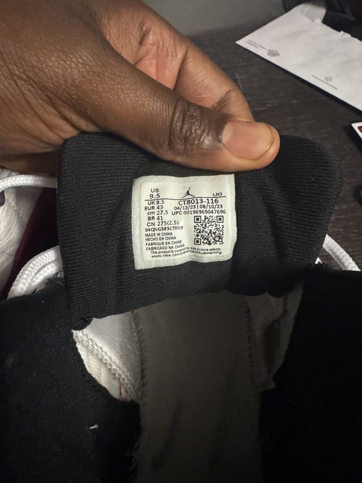 Jordan Brand Jordan 12s Cherry Size US 9.5 / EU 42-43 - 5 Thumbnail