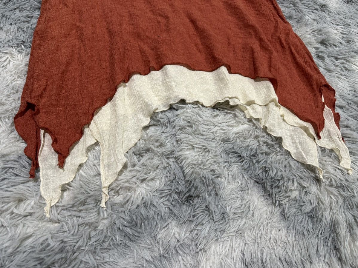 Japanese Brand 🔥Japanese Asymmetrical Double Layered Rayon Shirt Size US L / EU 52-54 / 3 - 3 Thumbnail