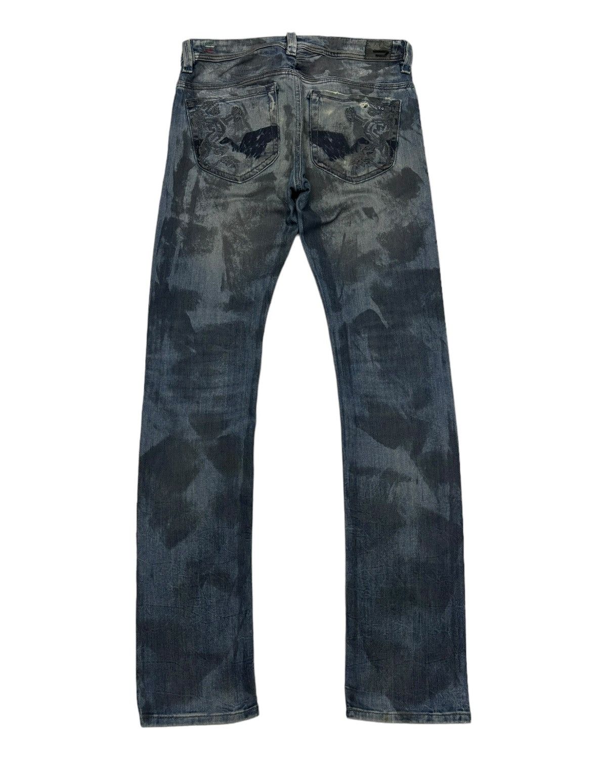 Hysteric Glamour DIESEL TATTOO SUKAJAN DRAGON EMBROIDERY DENIM JEANS Size US 31 - 2 Thumbnail