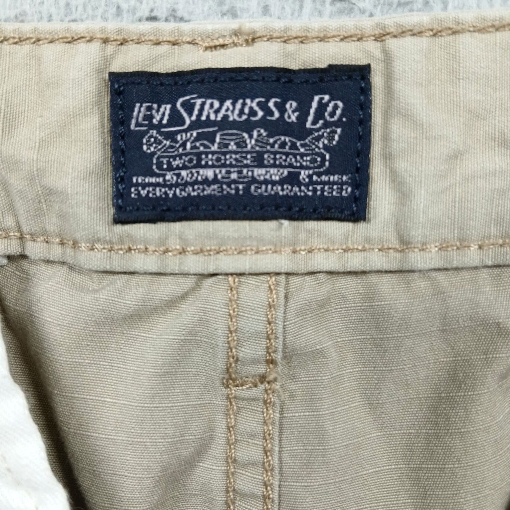 Levi's Levi'S Shorts Mens 34 Beige Cargo Tan Khaki Cotton Chino Utility Pockets Casual Size US 34 / EU 50 - 5 Thumbnail