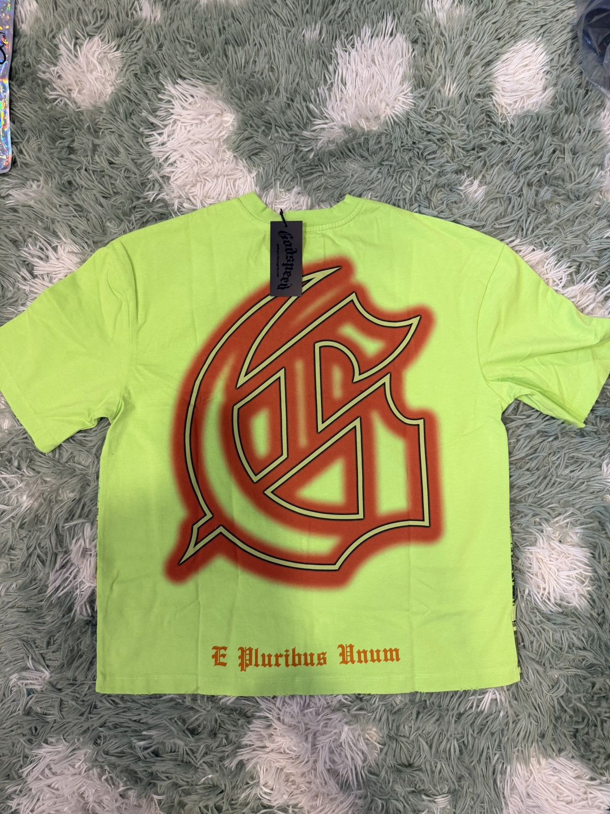 Godspeed Godspeed GS Surf Shop Tee Lime XS Size US XS / EU 42 / 0 - 2 Thumbnail