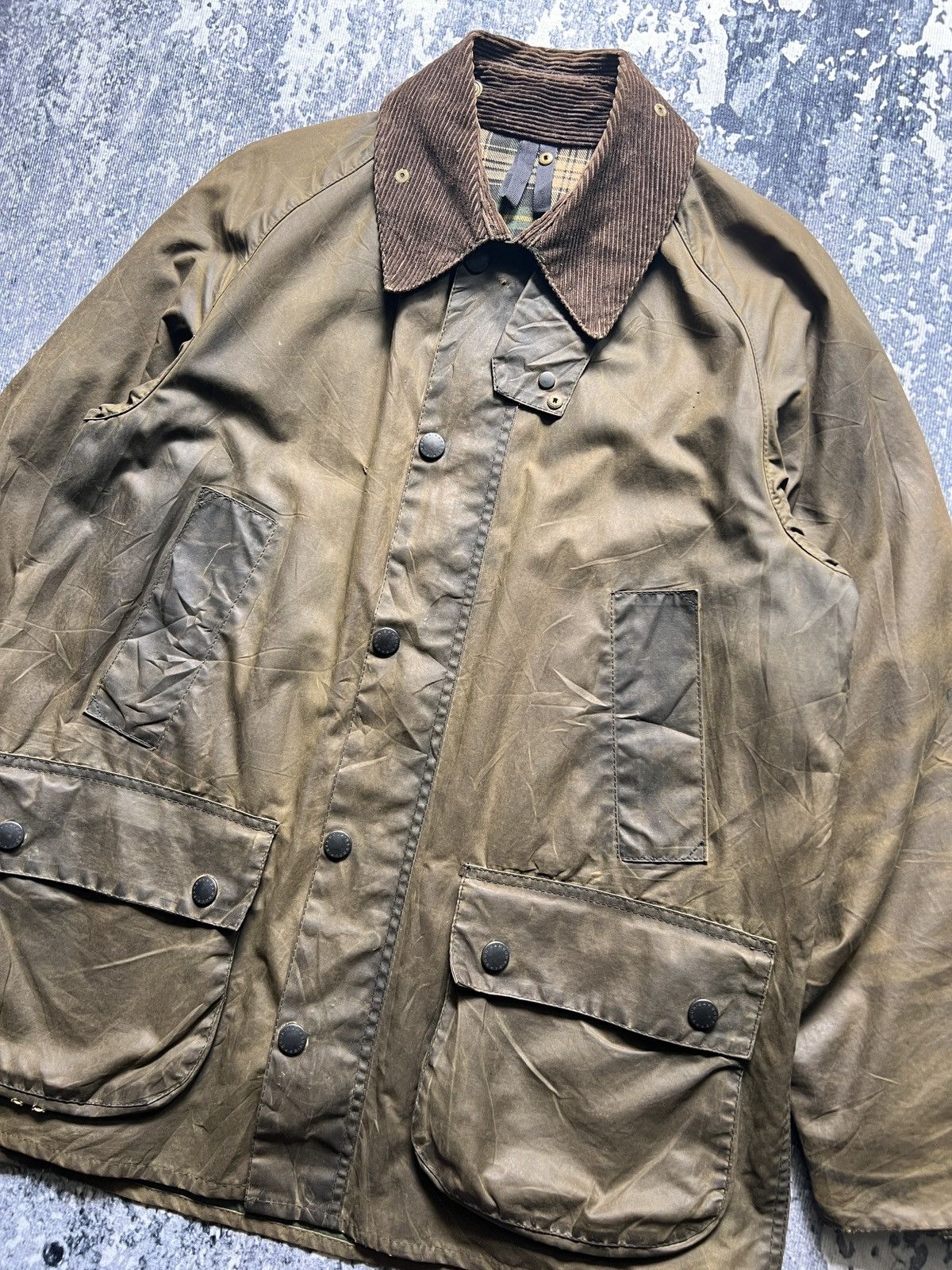 Barbour Vtg Made in England Barbour Bedale Wax Jacket Size US M / EU 48-50 / 2 - 3 Thumbnail