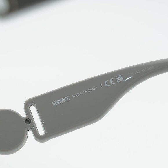 Versace Versace VE3368U 5501 Eyeglasses Light Grey 55mm Square Frame Size ONE SIZE - 7 Thumbnail
