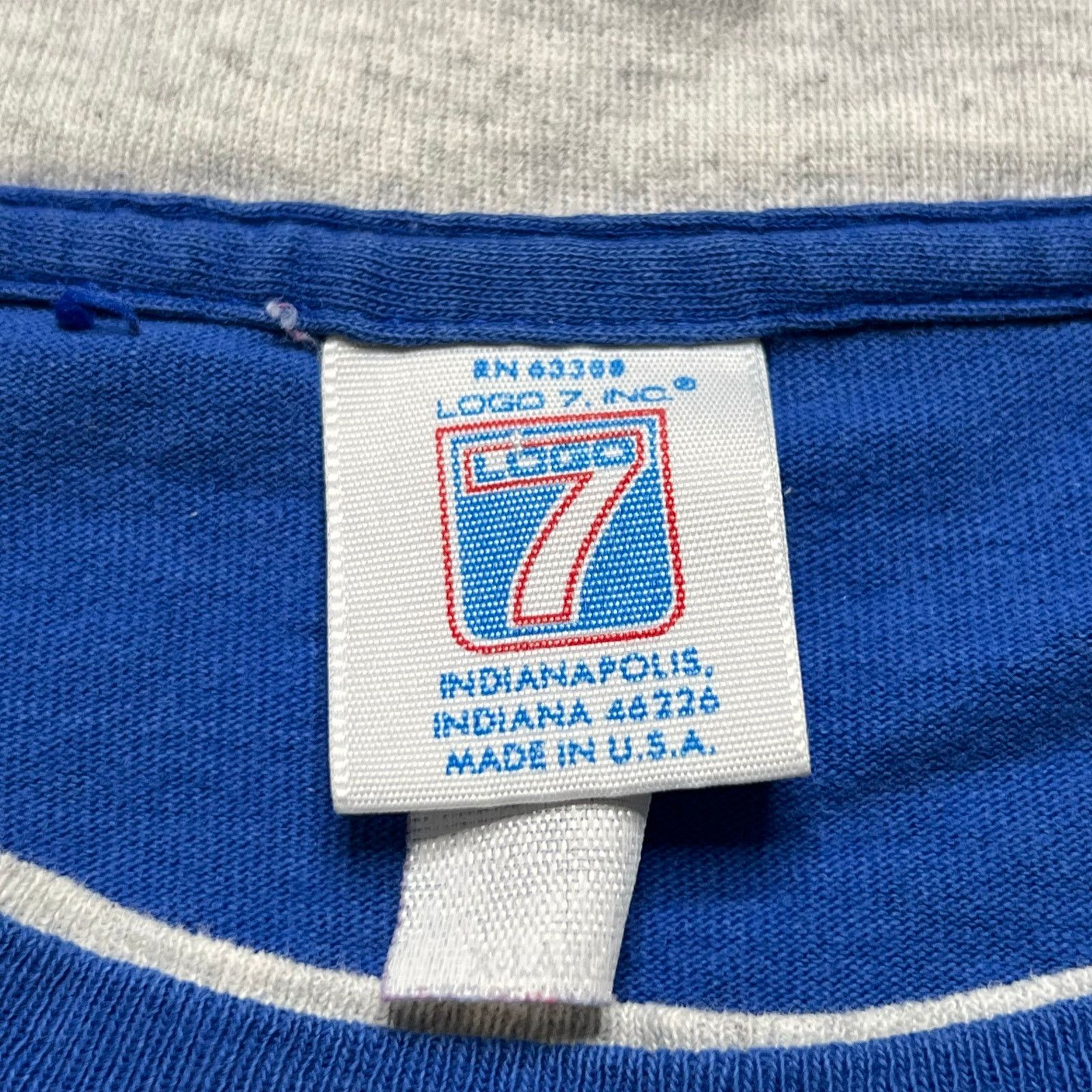 Logo 7 Vintage 80s Chicago Cubs Logo 7 MLB Spellout Logo Sz XL Y2K Size US XL / EU 56 / 4 - 4 Thumbnail