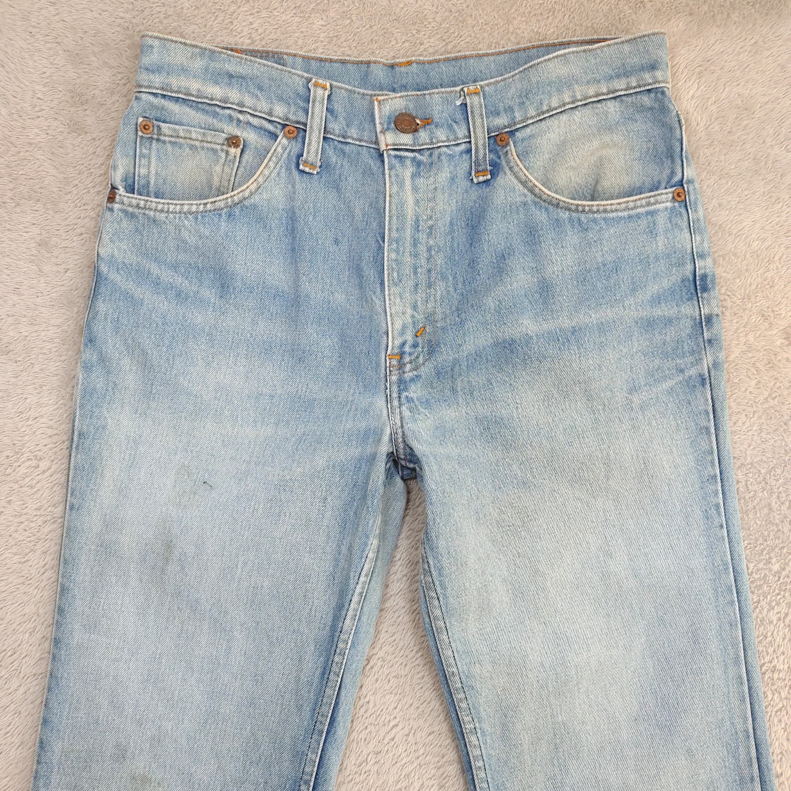 Levi's Levi’s 90s 505 – Ice-Blue Honeycomb Fade, Hong Kong-Made Size US 34 / EU 50 - 2 Thumbnail