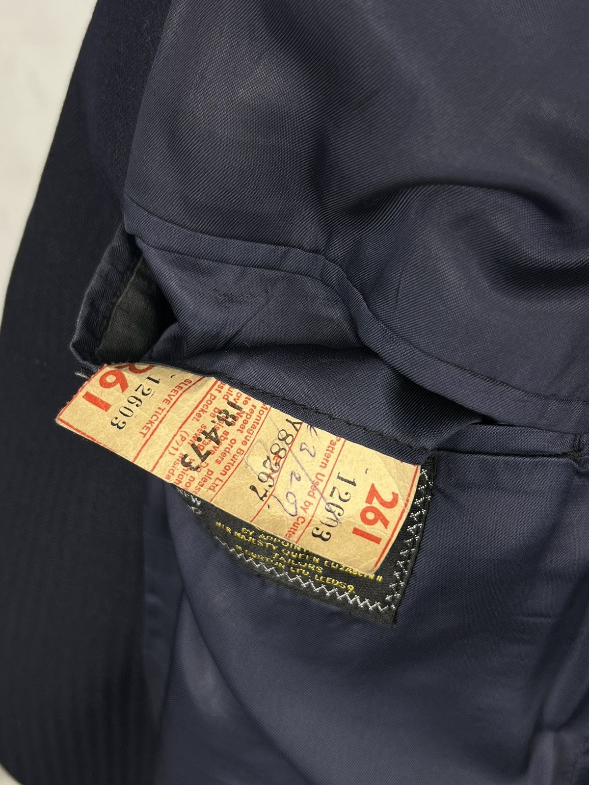 Burton Burton Tailored Navy Two Piece Suit Jacket Trousers L - XL Size 50R - 9 Thumbnail