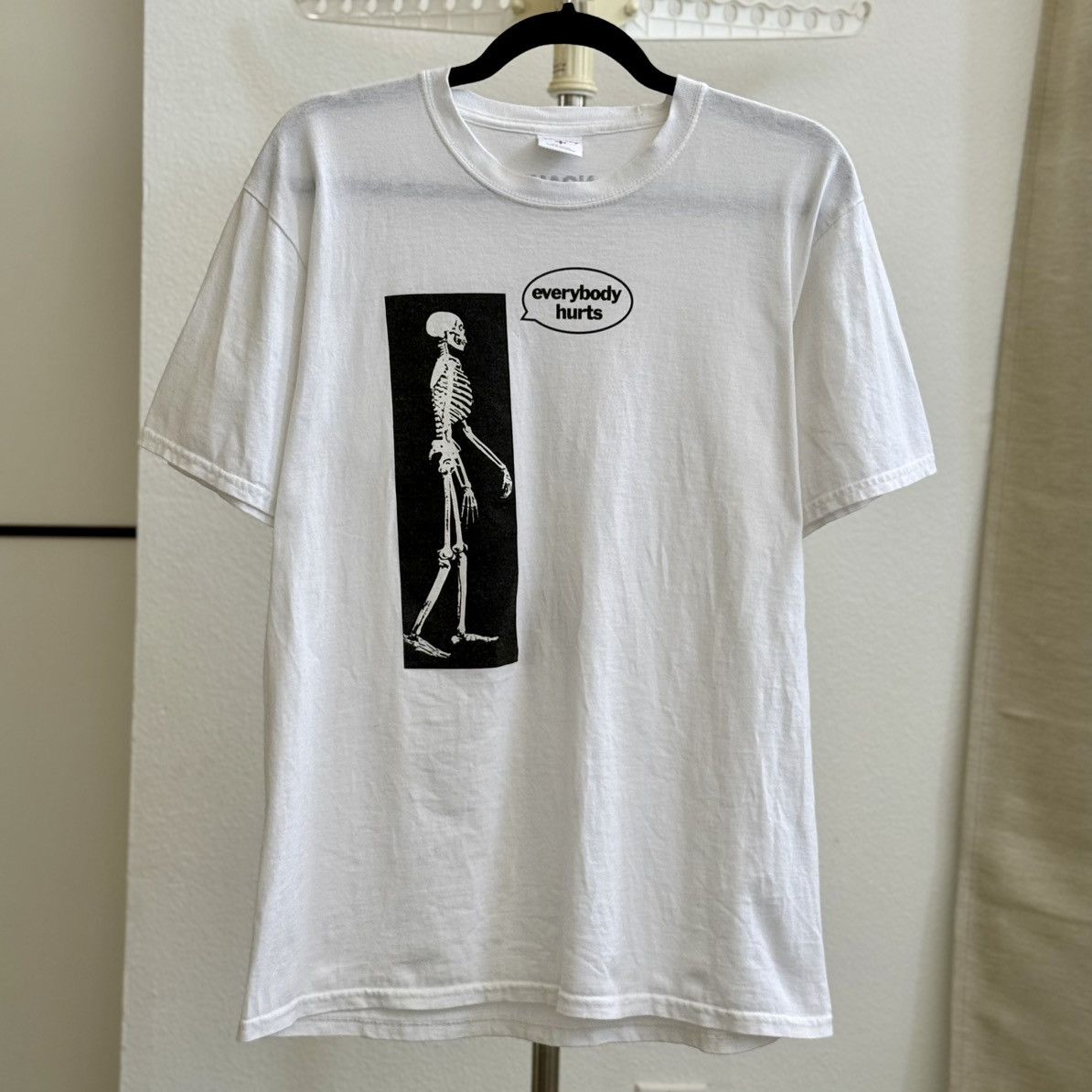 Noah RARE Noah Everybody Hurts Skeleton T-Shirt Size US M / EU 48-50 / 2 - 2 Thumbnail