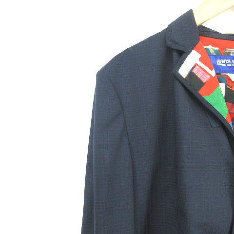 Junya Watanabe Jacket Lining All-Over Pattern Wool Check Black Size US S / EU 44-46 / 1 - 4 Thumbnail