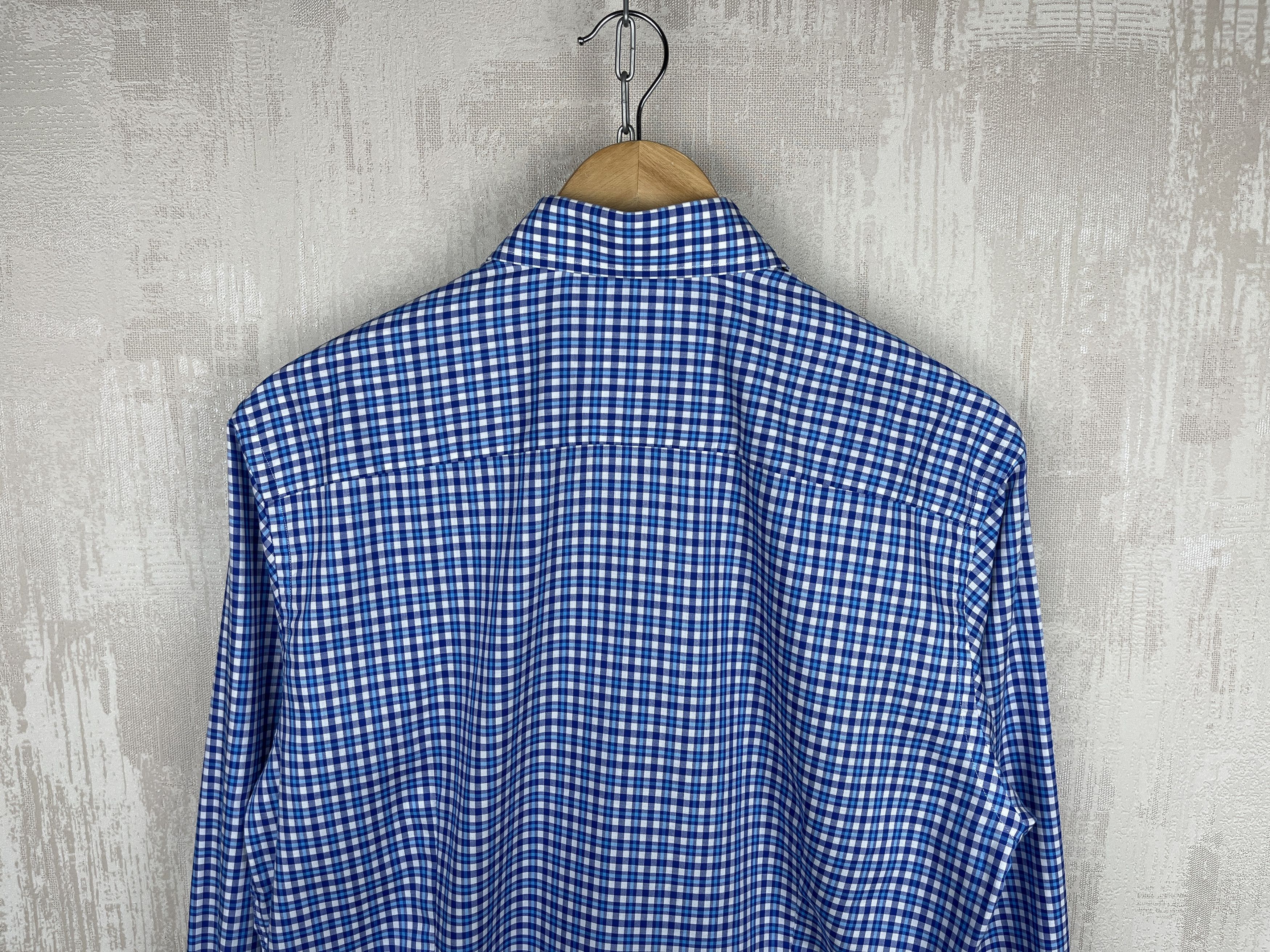 Eton Eton Check Dress Shirt Long Sleeve Men's Size 39 15.5 Size US M / EU 48-50 / 2 - 13 Thumbnail
