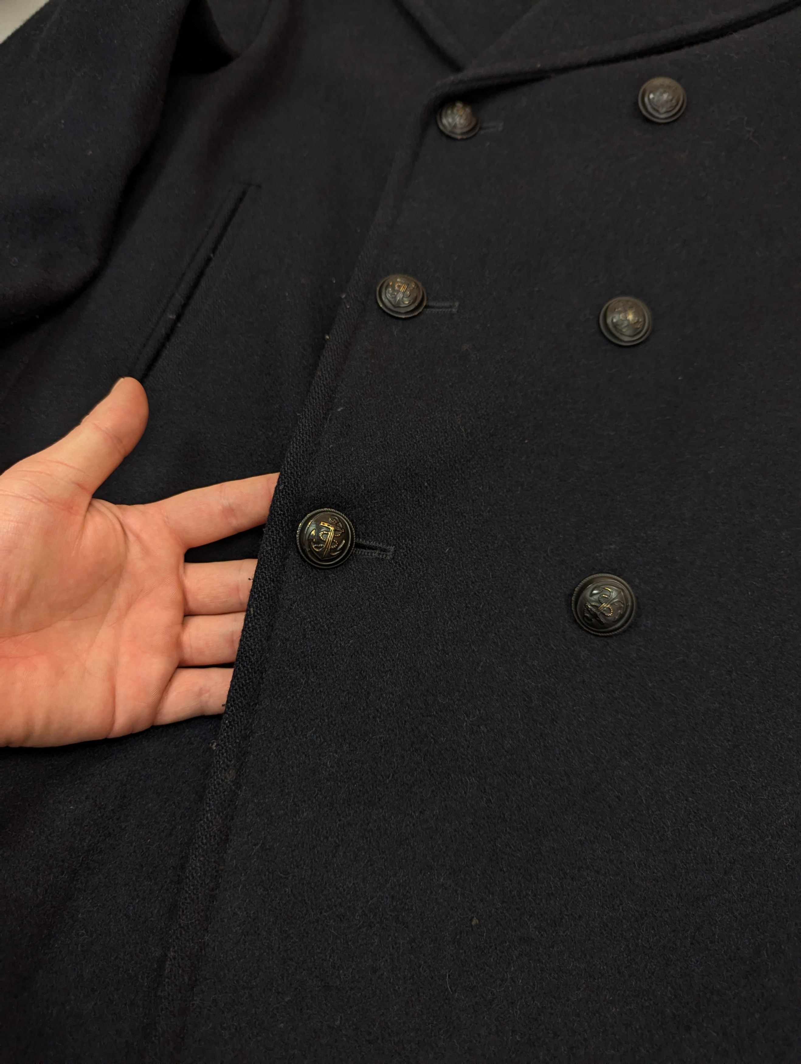 Saint James Saint James Vintage Galion Wool Coat French Nautical Jacket Size US M / EU 48-50 / 2 - 9 Thumbnail