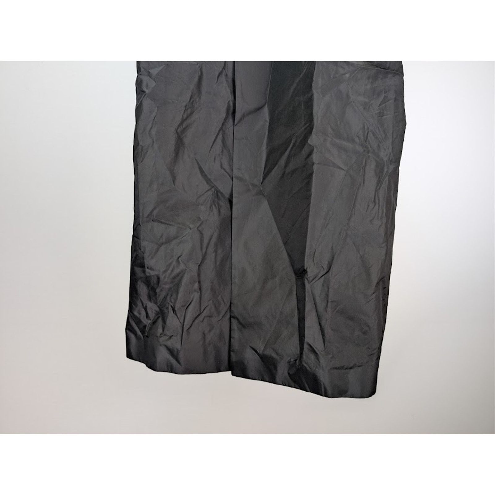 Saint Laurent Paris o1rshd1 Double-Breasted 6-Button Taffeta Coat in Black Size US L / EU 52-54 / 3 - 4 Thumbnail
