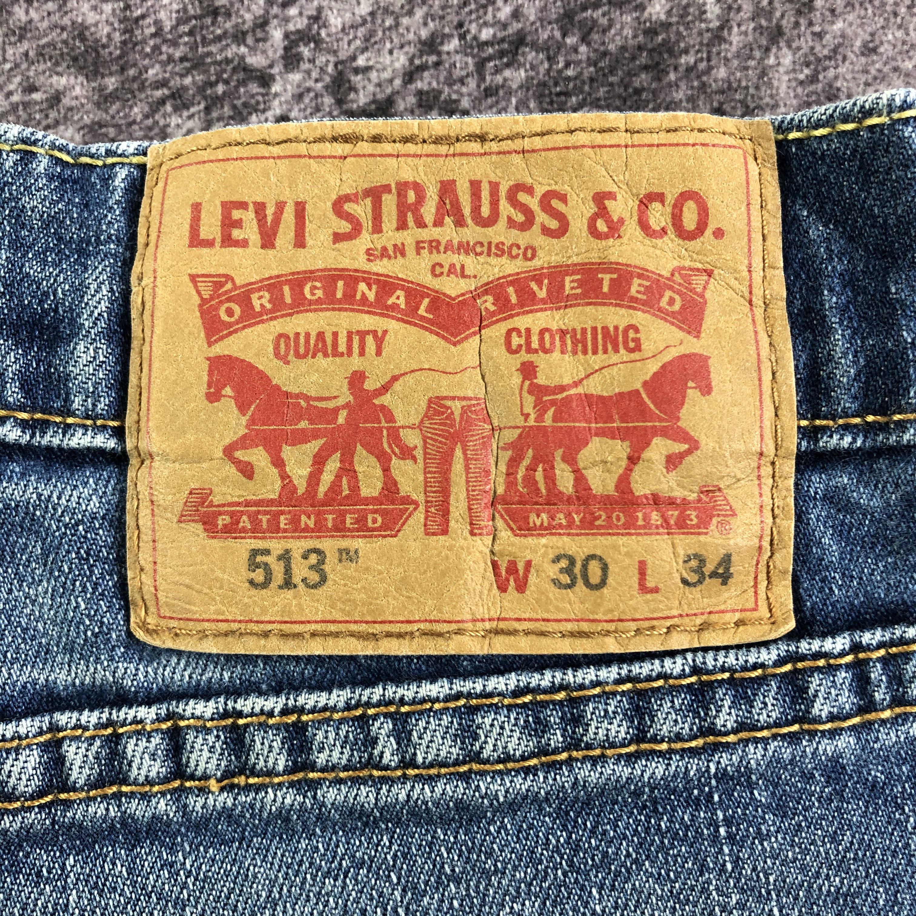 Levi's × Vintage Vintage Blue Wash Levis 513 Jeans-JM3270 Size US 31 - 6 Thumbnail