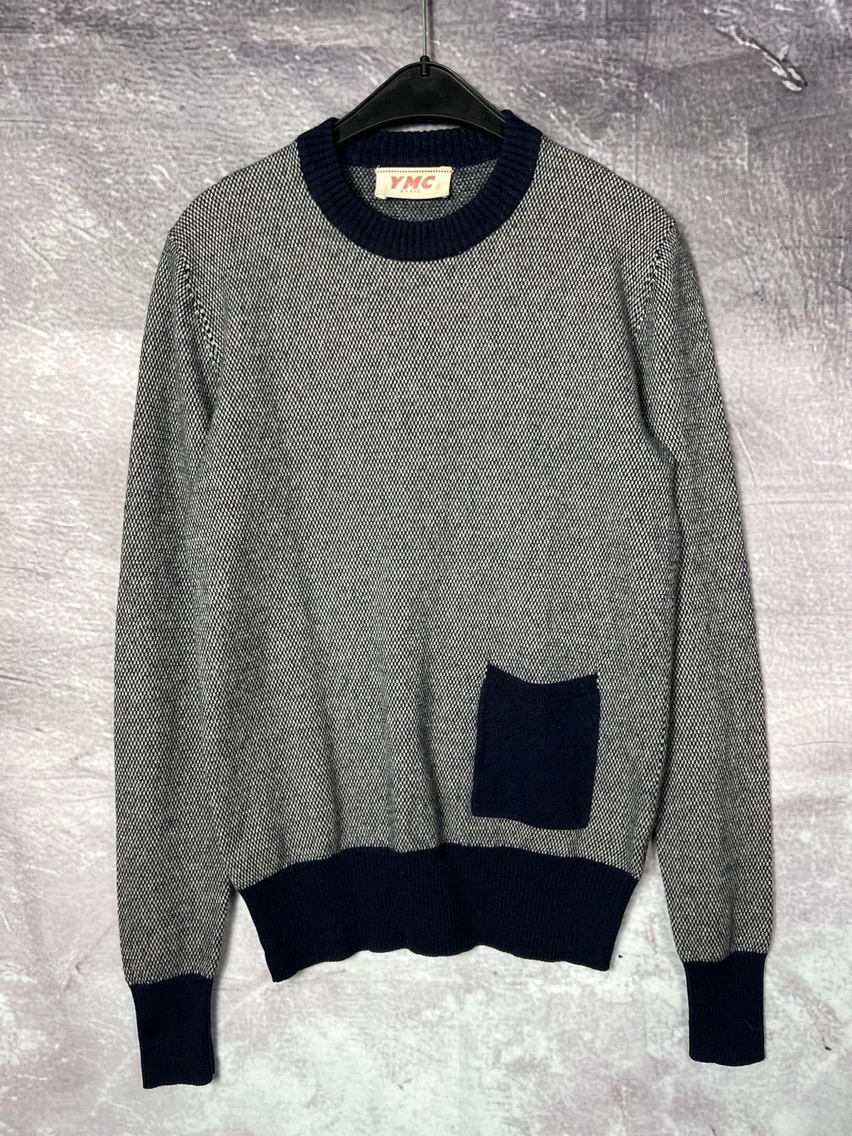 YMC YMC Vintage You Must Create London Wool Pocket Sweatshirt Size US S / EU 44-46 / 1 - 1 Thumbnail