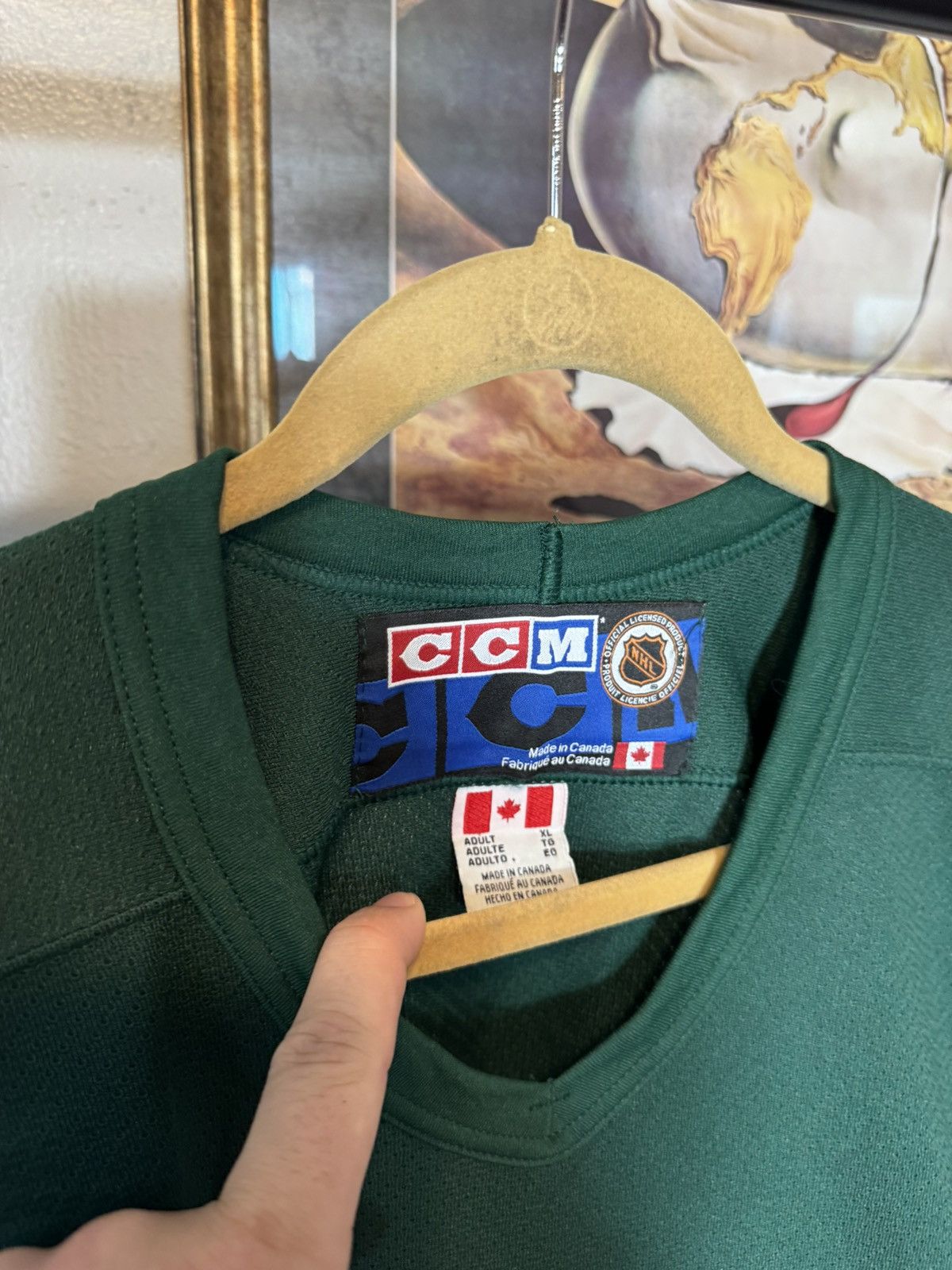 Ccm × NHL × Vintage Minnesota Wild Jersey Size US XL / EU 56 / 4 - 5 Thumbnail