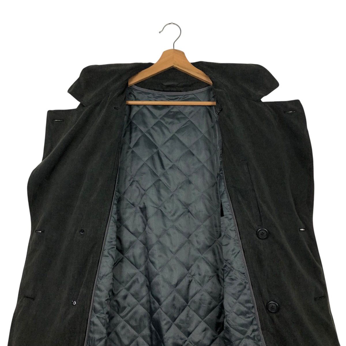 Japanese Brand 📌Vintage Long Jacket Rich Black Christian Aujard Homme Size US M / EU 48-50 / 2 - 16 Thumbnail