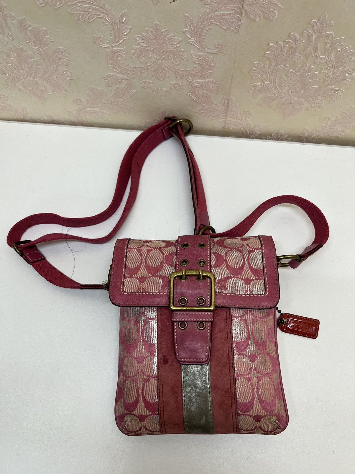 Coach Vintage Coach Fullprint Sling Bag Size ONE SIZE - 6 Thumbnail