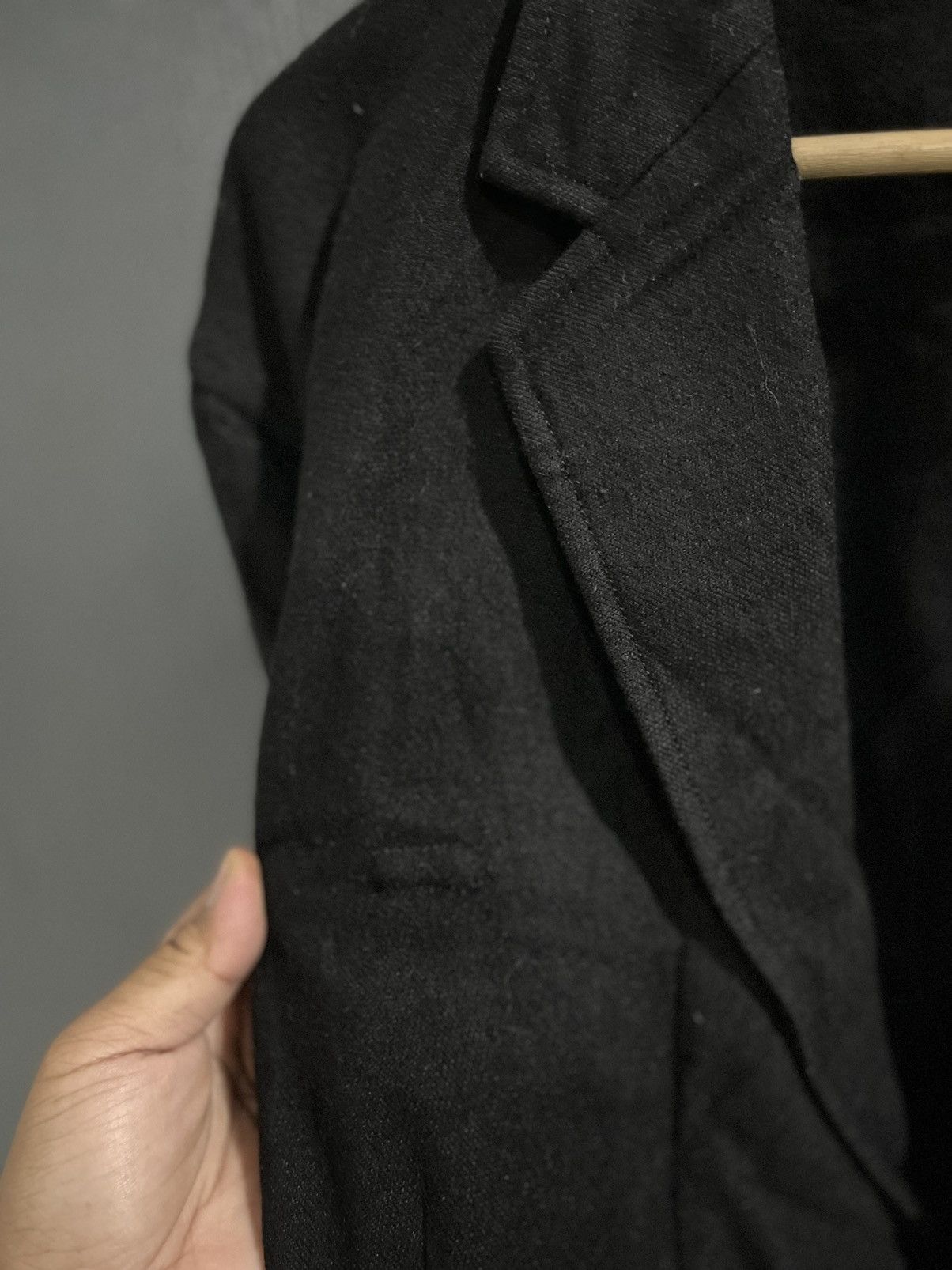 Yohji Yamamoto Vintage Yohji Yamamoto Pour Homme Wool Jacket Size US L / EU 52-54 / 3 - 10 Thumbnail