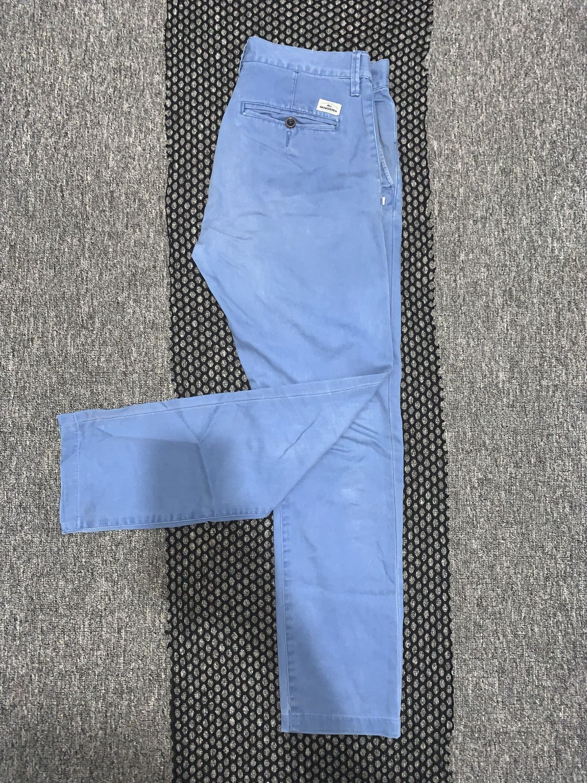 Quiksilver 2014 Quiksilver Straight Tapered Fit Blue Pants Size US 30 / EU 46 - 2 Thumbnail