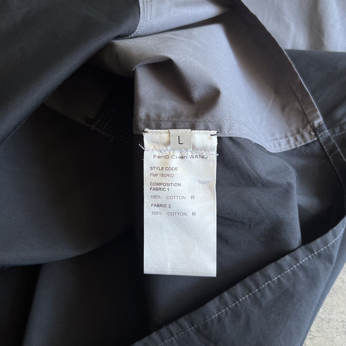 Feng Chen Wang Feng Cheng Wang - Deconstructed Patchwork Shirt Size US L / EU 52-54 / 3 - 12 Thumbnail