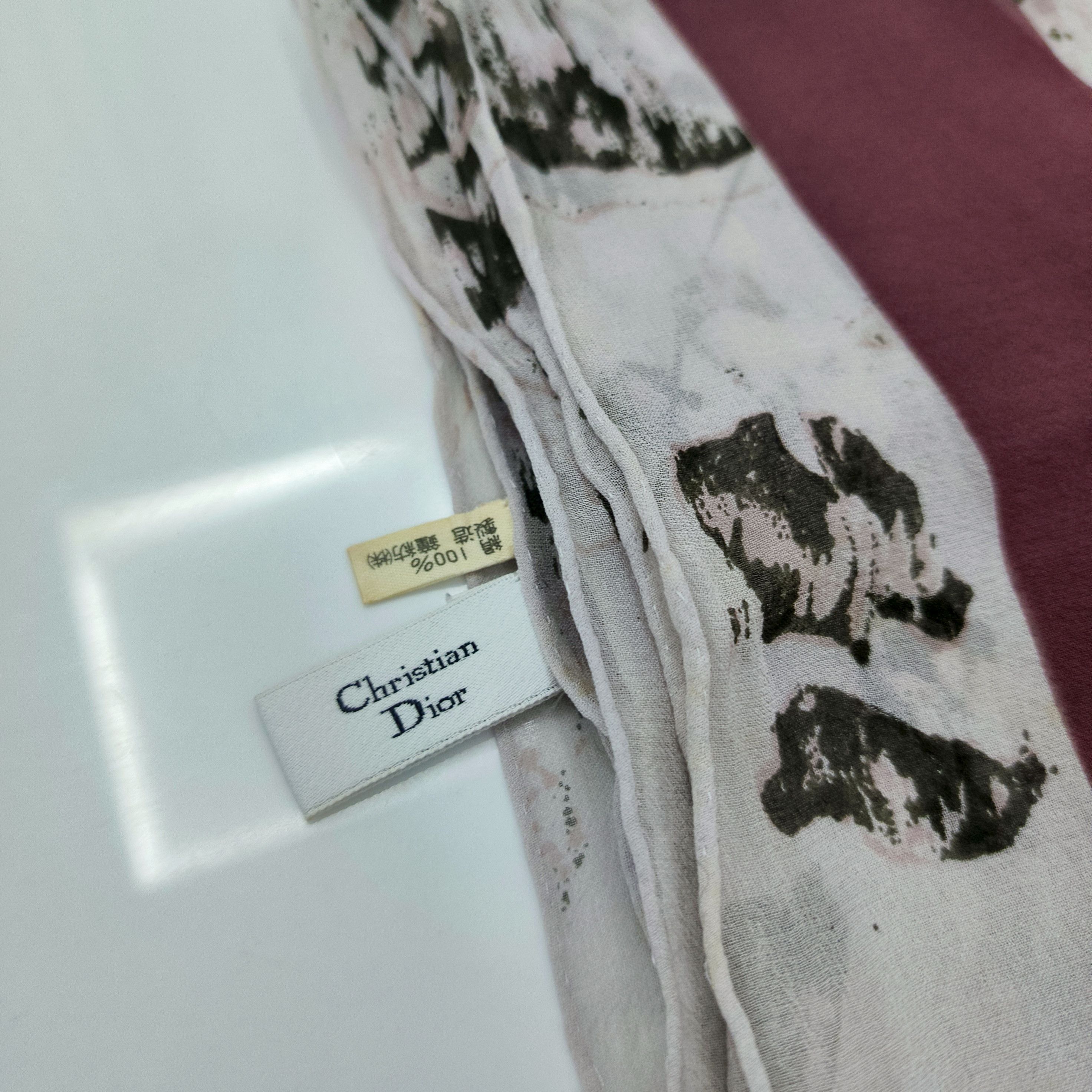 Christian Dior Monsieur Christian Dior silk scarves Size ONE SIZE - 4 Thumbnail