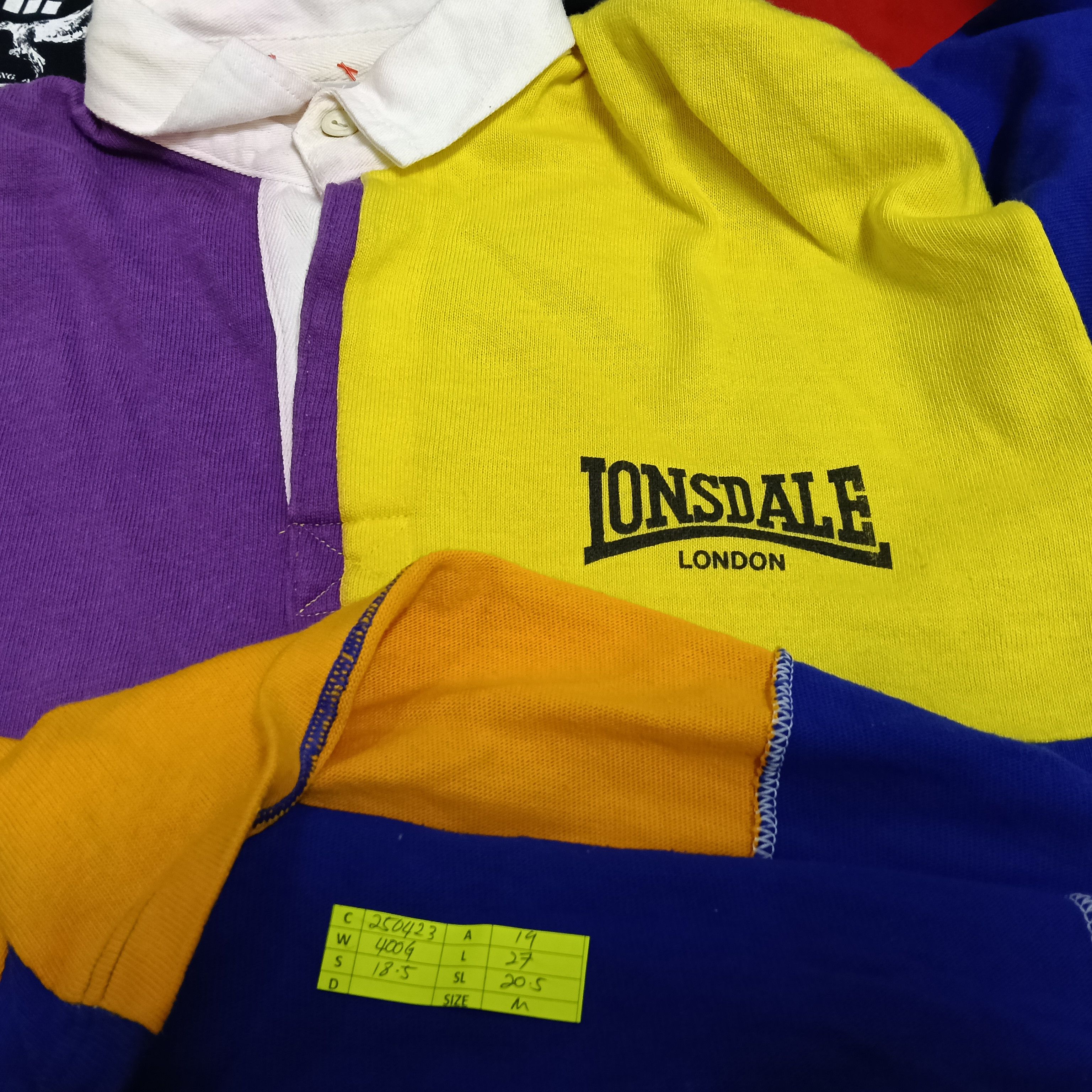 Lonsdale Vintage Lonsdale Rugby Polo Shirt Size US M / EU 48-50 / 2 - 2 Thumbnail