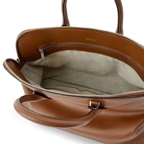 Valextra VALEXTRA Large Sublime Brown Leather Handbag New & Authentic Size ONE SIZE - 3 Thumbnail