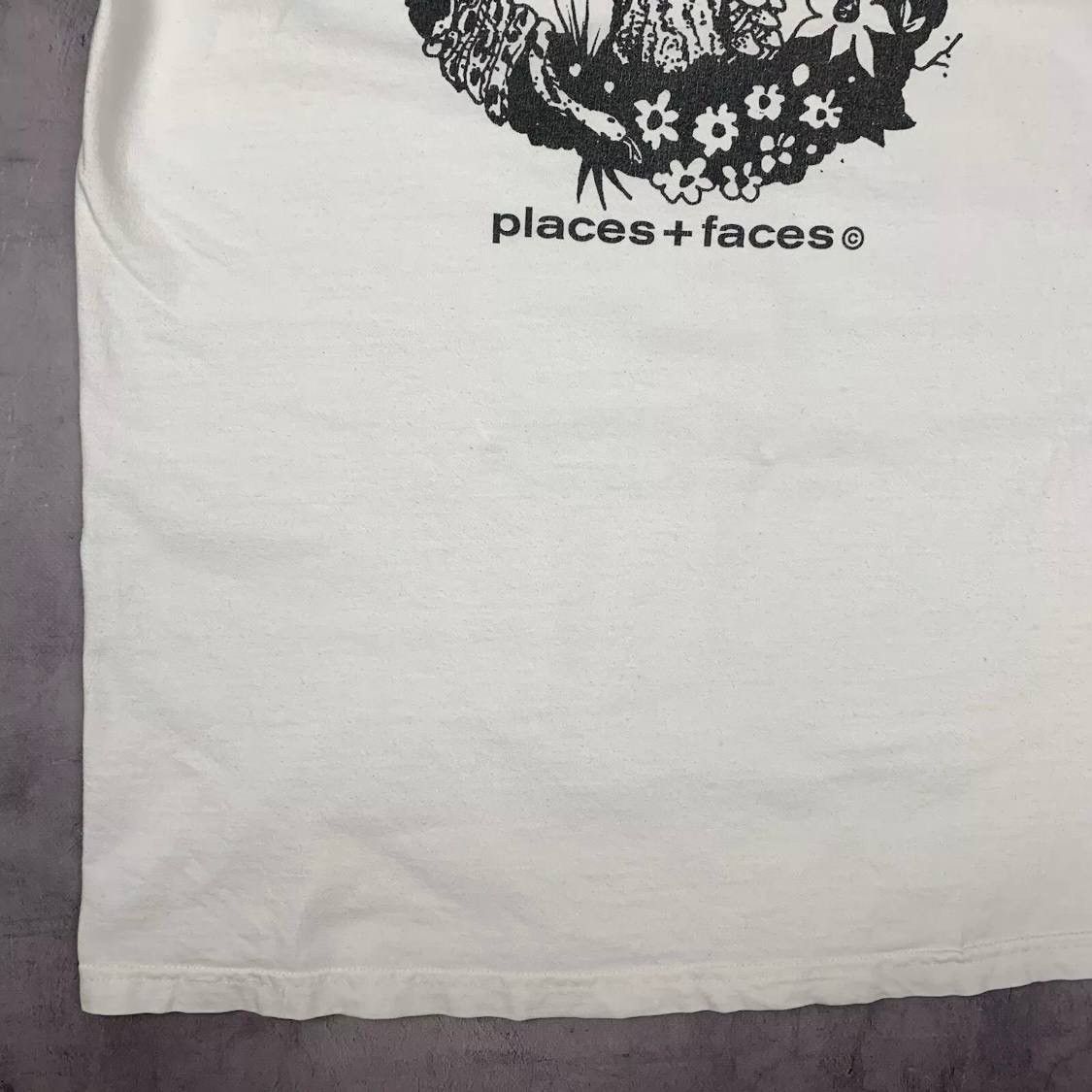Other Places + Faces Skateboard SK8 Flowers Tee Big Logo Size US L / EU 52-54 / 3 - 7 Thumbnail