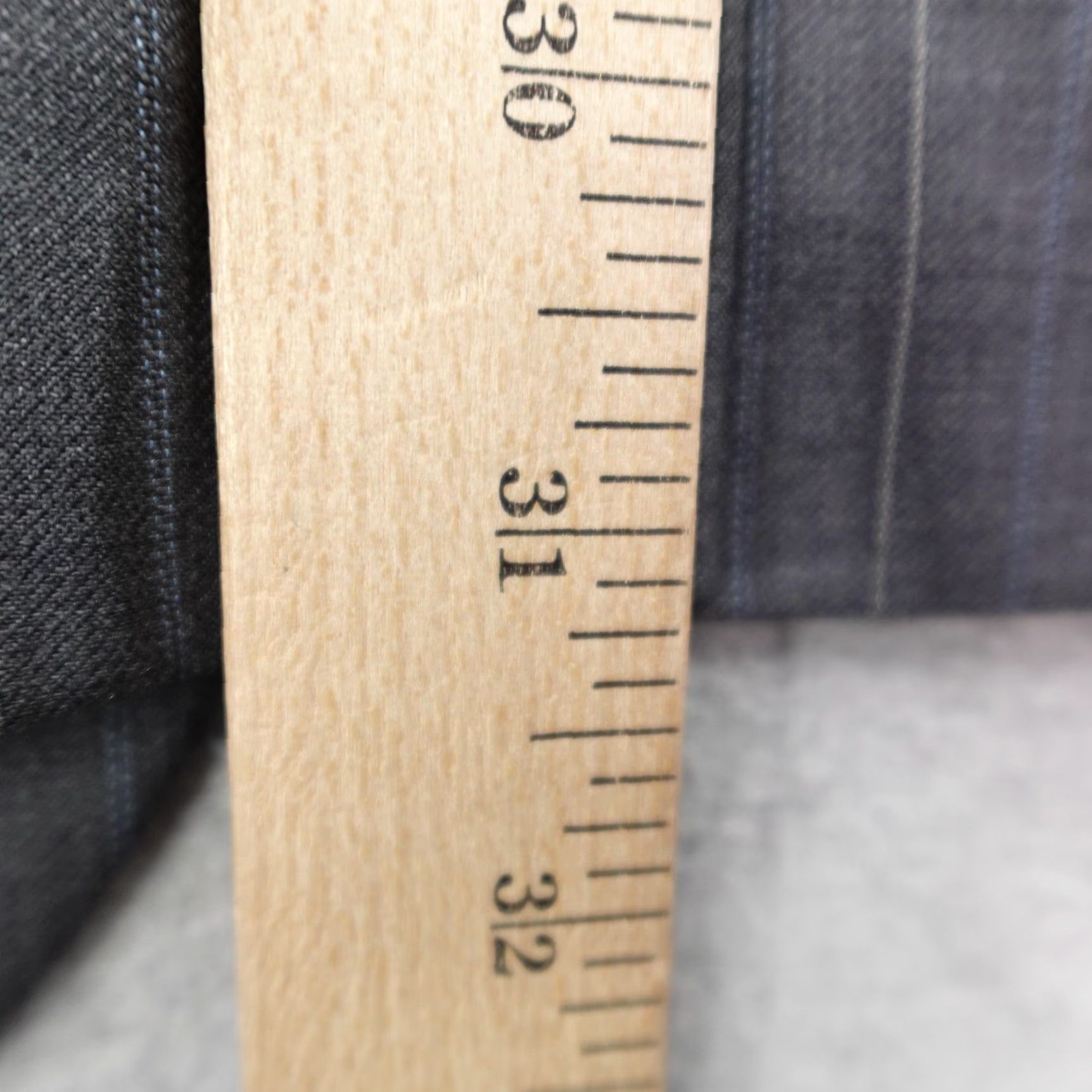 Ralph Lauren Lauren Ralph Lauren Blazer Mens 48R Gray Pinstripe Wool Suit Jacket Sport Coat Size 48R - 7 Thumbnail