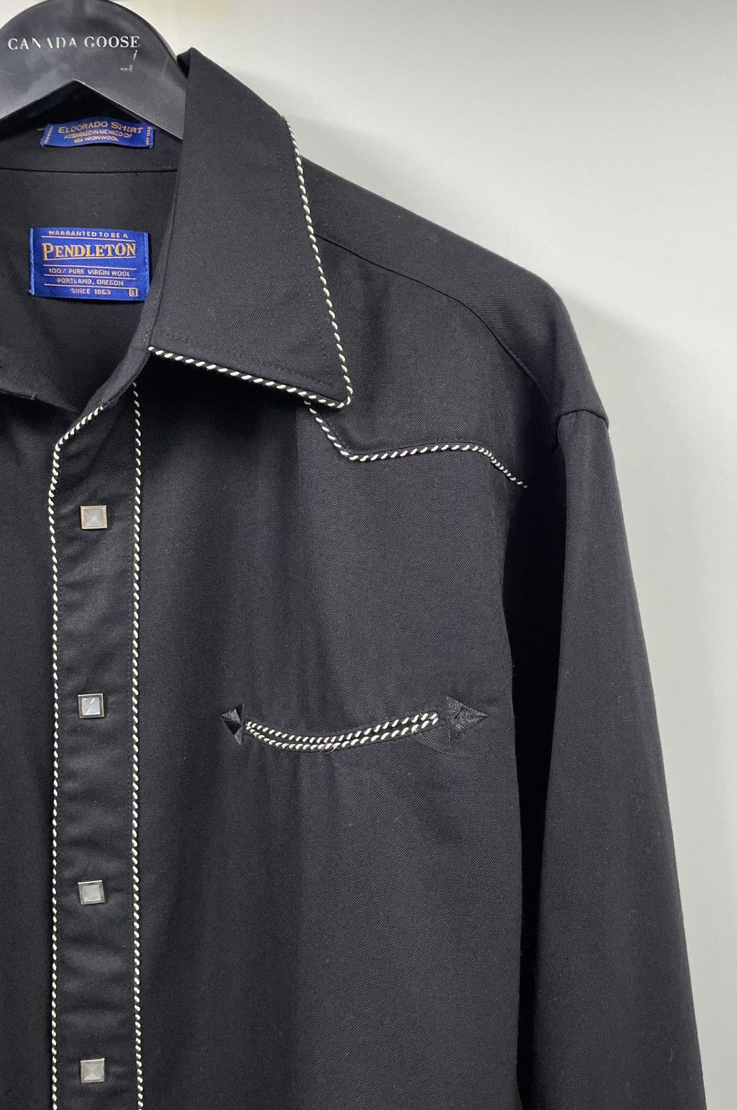 Pendleton Pendleton Inoue Brothers “Jean-Michel Basquiat” Black Shirt Size US L / EU 52-54 / 3 - 5 Thumbnail