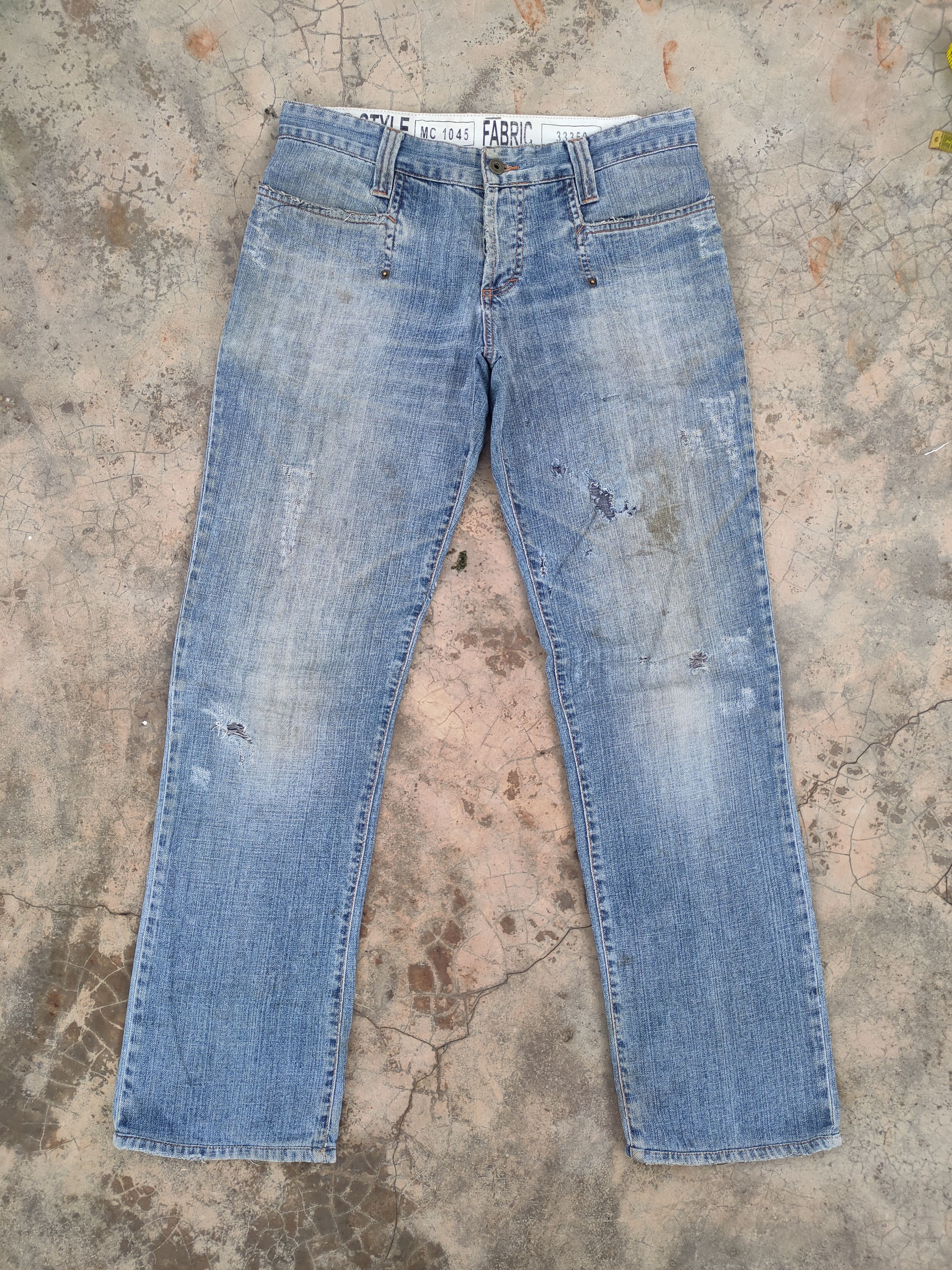 Jean VINTAGE DOLCE.&GABANA FADED DISTRESSED JEANS DENIM PANTS Size US 34 / EU 50 - 2 Thumbnail