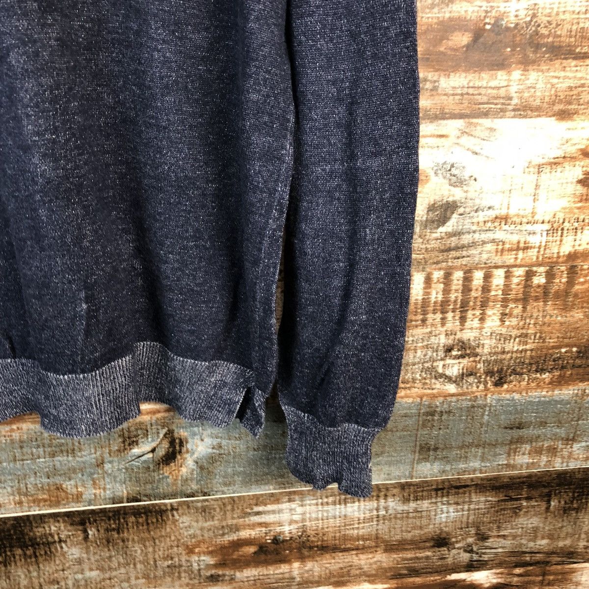 Homespun Knitwear × Japanese Brand × Takeo Kikuchi TK Shop Dark Blue Knitwear #A1544 Size US L / EU 52-54 / 3 - 9 Thumbnail