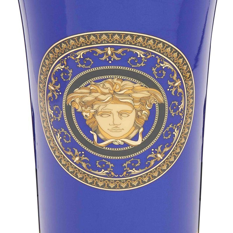 Versace Versace Medusa Blue Large Vase 10 1/4" Rosenthal Germany Size ONE SIZE - 4 Thumbnail