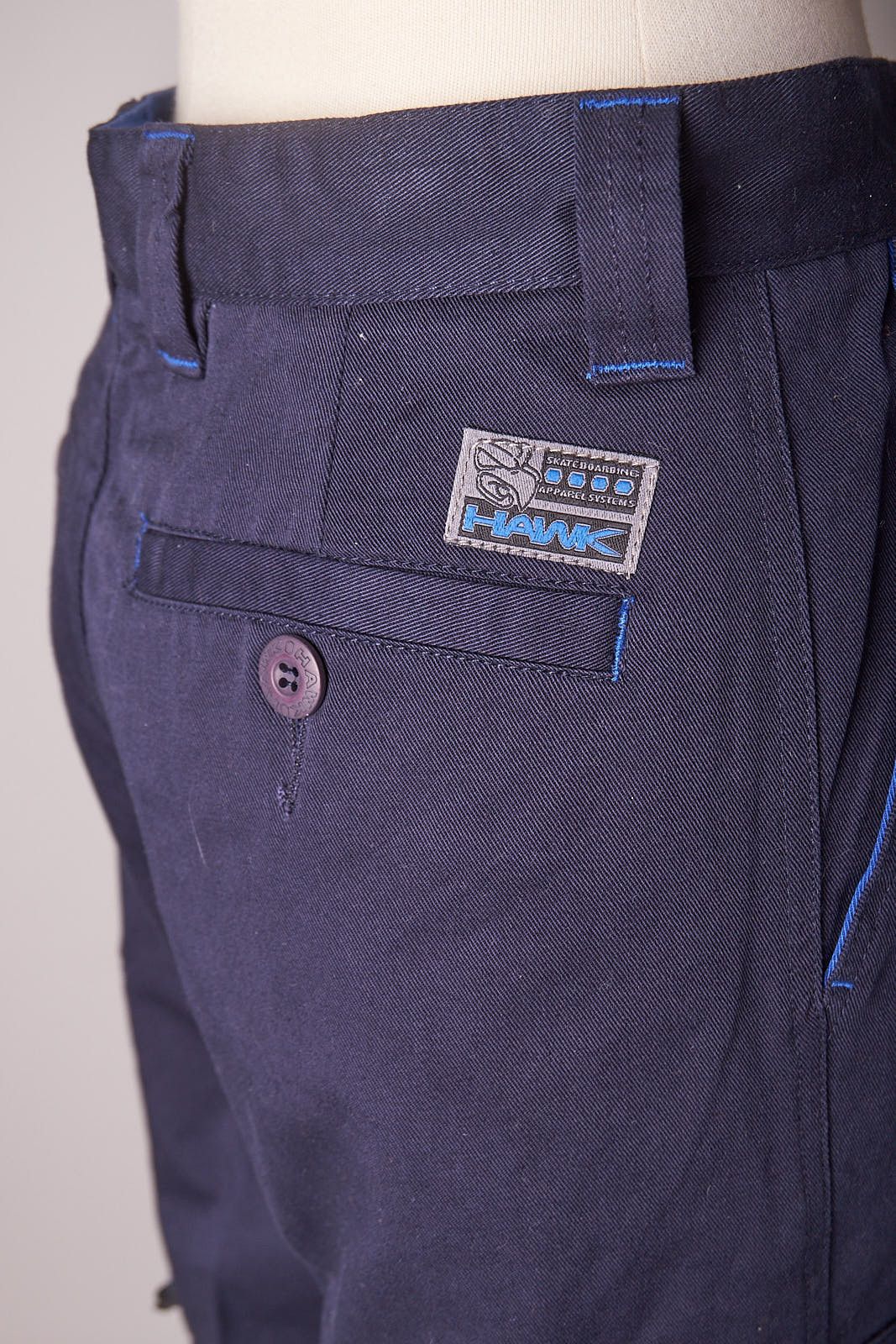 Tony Hawk Y2K Hawk Skateboarding Apparel Deadstock Blue Cargo Pants Size US 26 / EU 42 - 5 Thumbnail