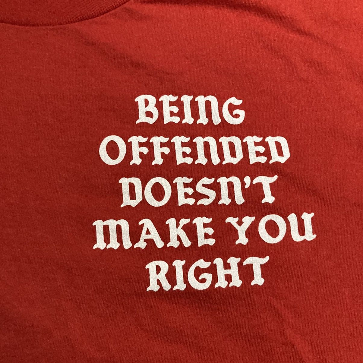 Designer × Vintage A$$holes Live Forever Being Offensive Red Mens Shirt Large Size US L / EU 52-54 / 3 - 4 Thumbnail
