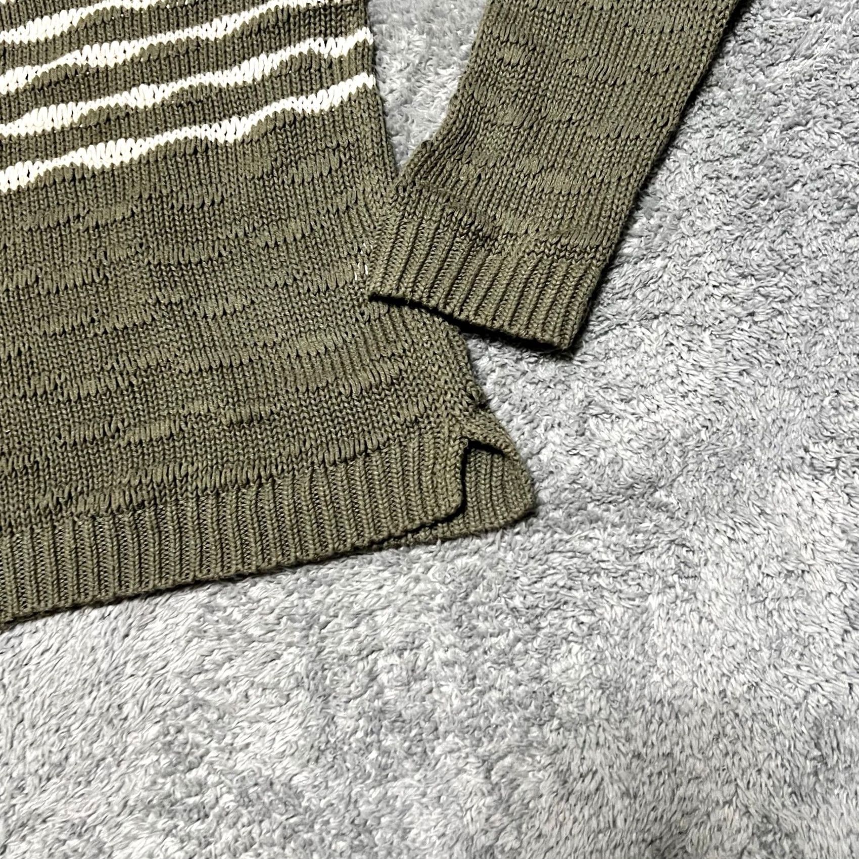 Vintage CAbi Sweater Womens S Green Scout Pullover Boxy Fit Size S / US 4 / IT 40 - 2 Thumbnail