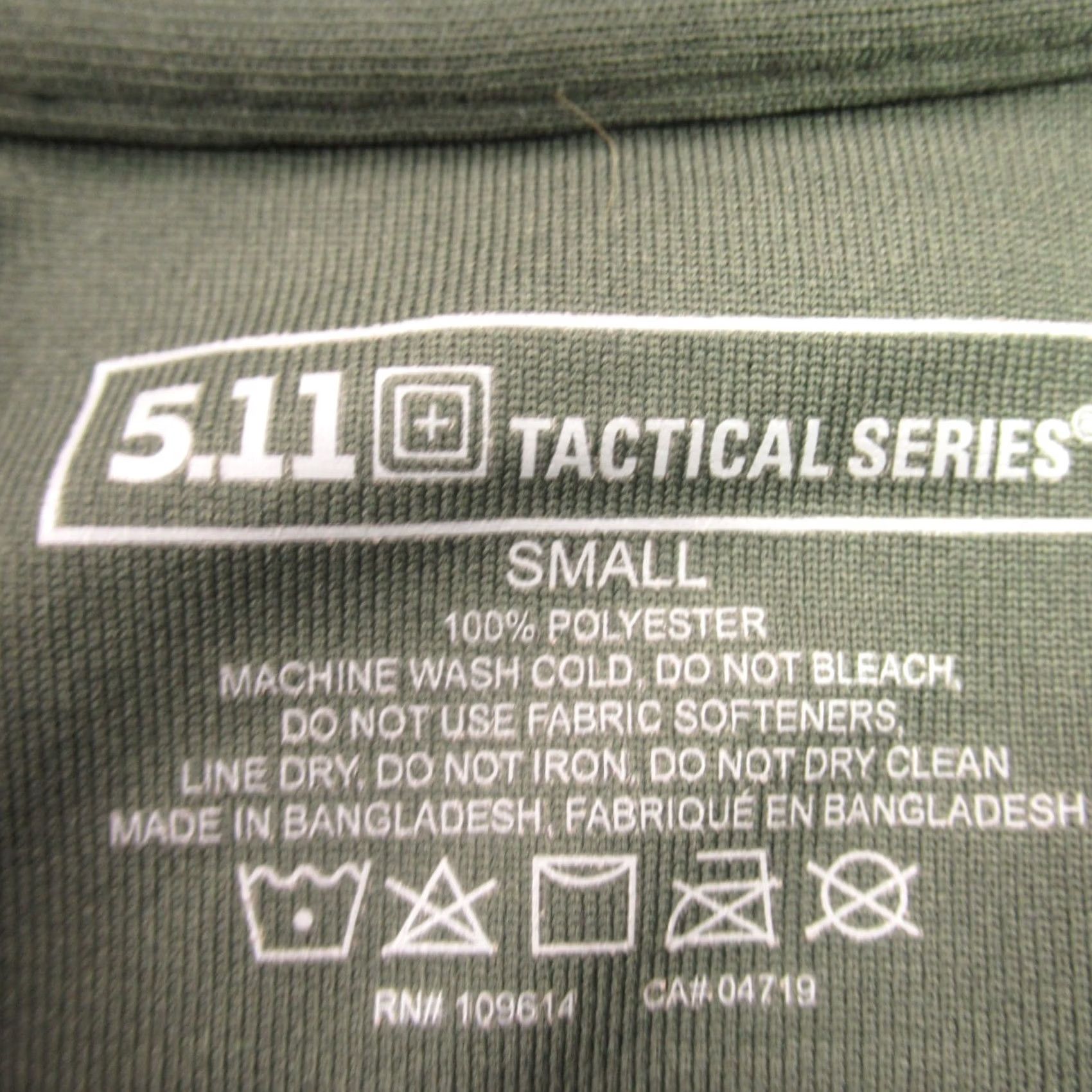 Vintage 5.11 Tactical Shirt Mens Small Short Sleeve Green Lightweight Golf Polo Size US S / EU 44-46 / 1 - 4 Thumbnail