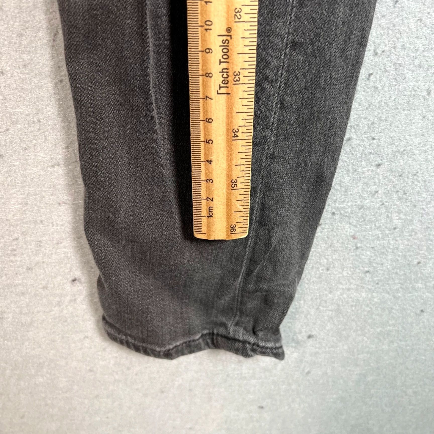 Rag & Bone VINTAGE Rag & Bone Jeans Women 31 Gray Skinny Rise Mid 31x33 Cotton Blend Size 24" / US 00 / IT 34 - 7 Thumbnail