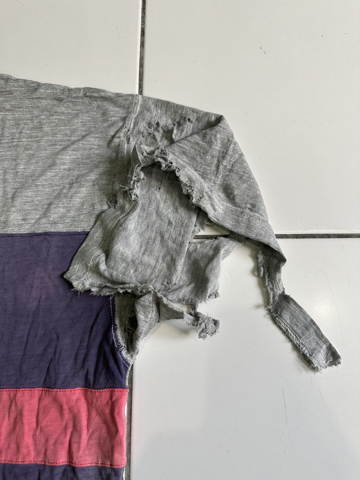 Polo Ralph Lauren 80s Polo international Sleeve Distressed colorblock. Size US M / EU 48-50 / 2 - 4 Thumbnail