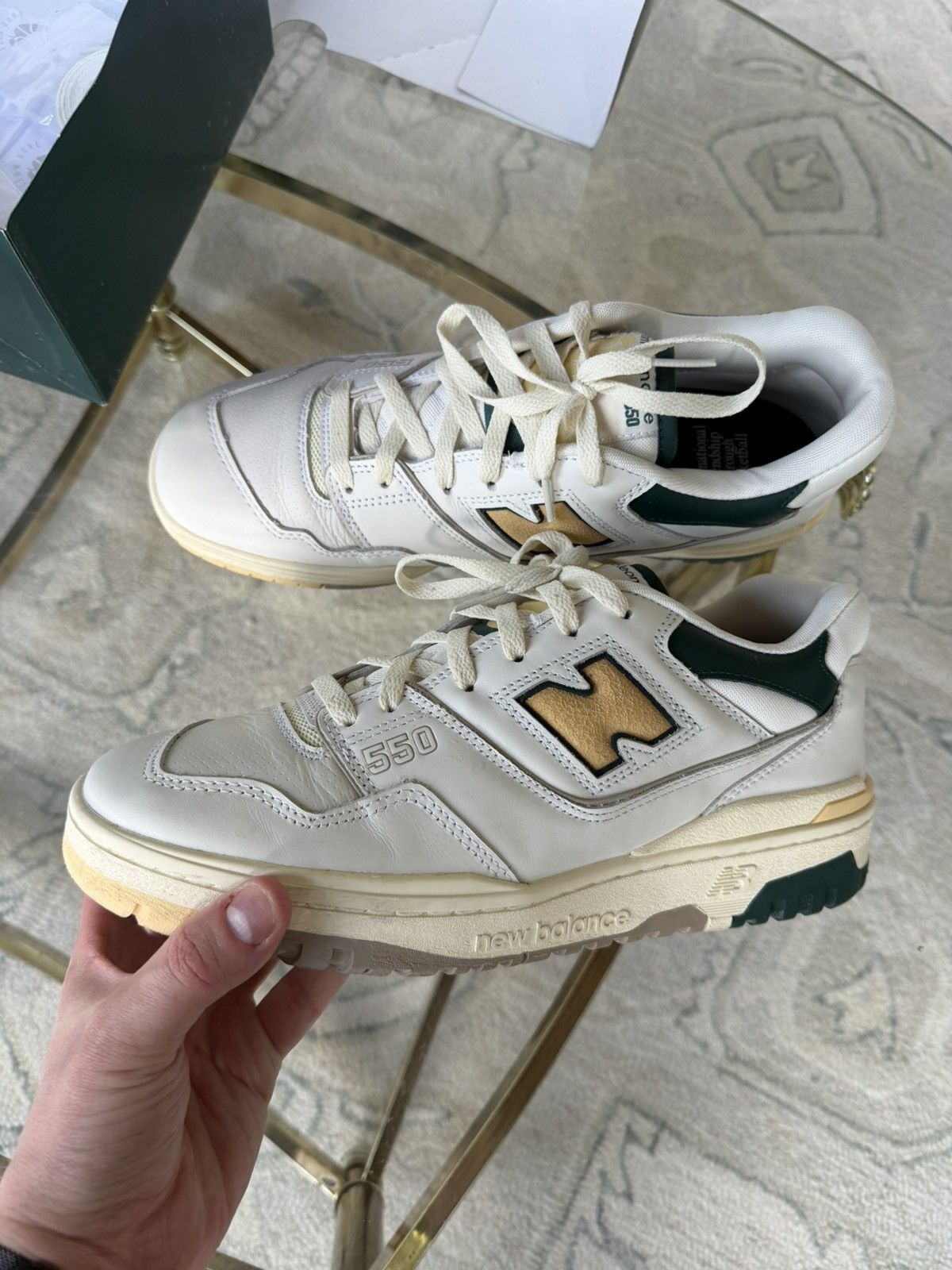 Aime Leon Dore × New Balance ALD x NB 550 Size US 10.5 / EU 43-44 - 3 Thumbnail